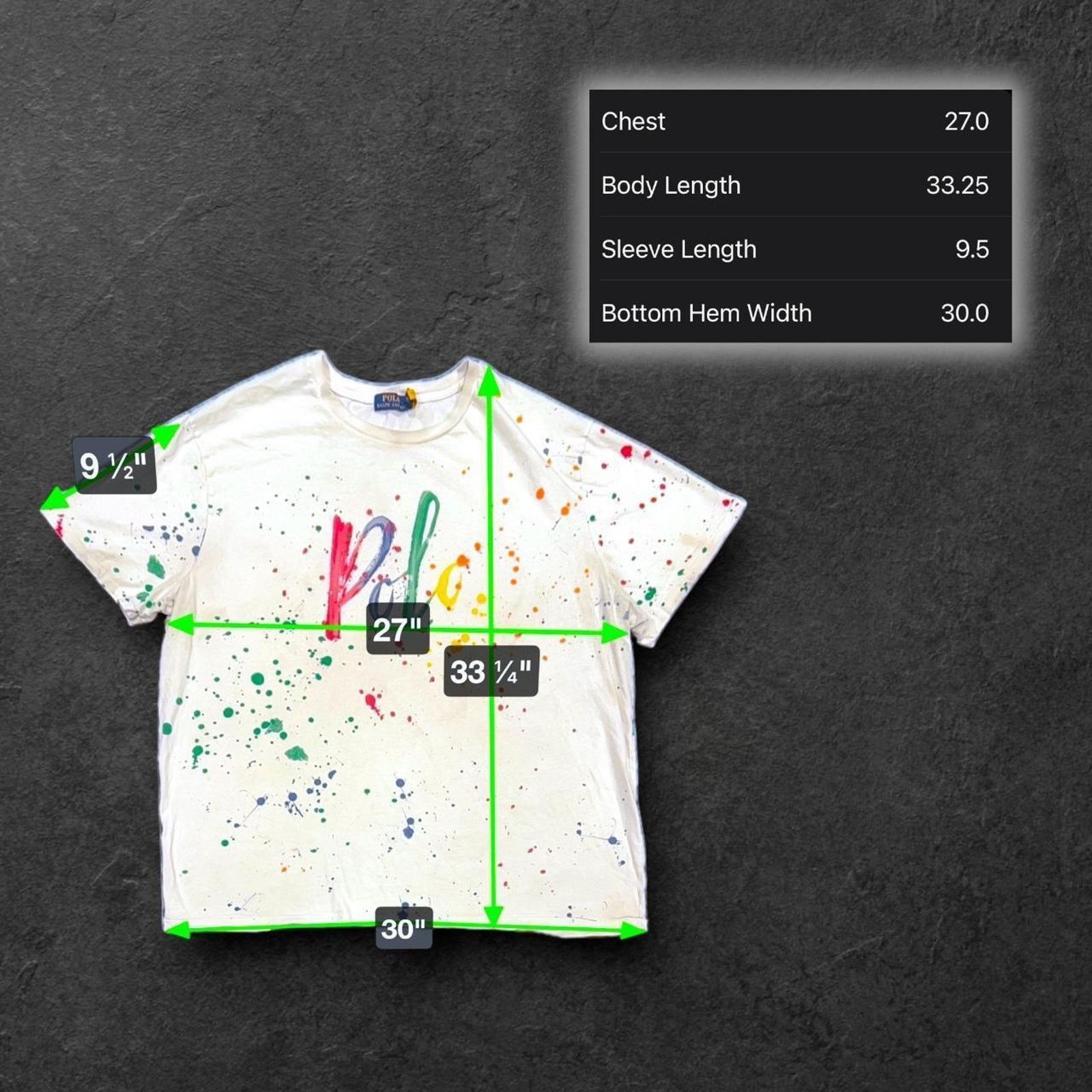 Polo Ralph Lauren Polo Ralph Lauren Rainbow Paint Splatter AOP Shirt Size US XXL / EU 58 / 5 - 5 Thumbnail