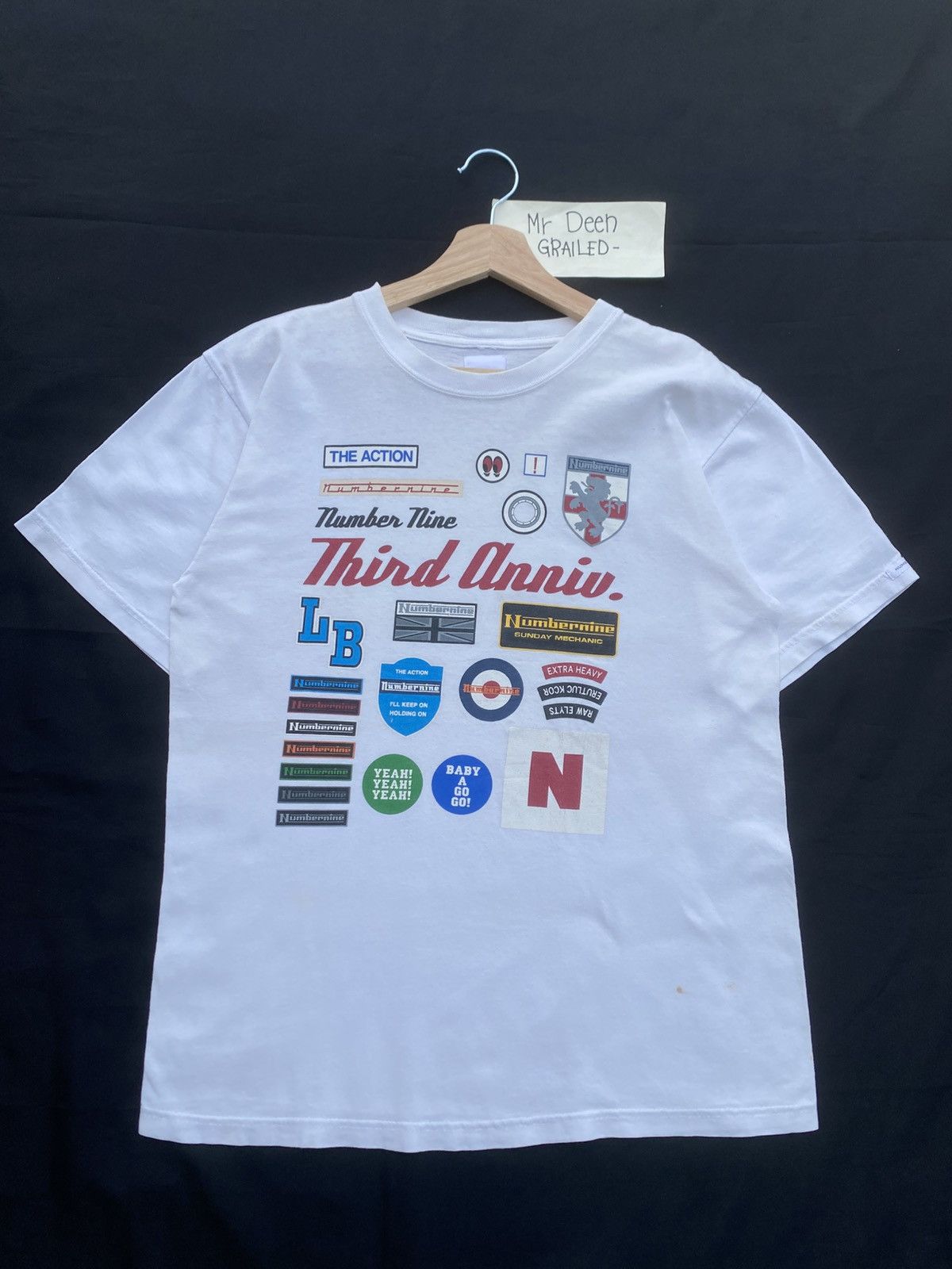 Number (N)ine × Supreme Number (N)ine Ninth Anniversary T-Shirt