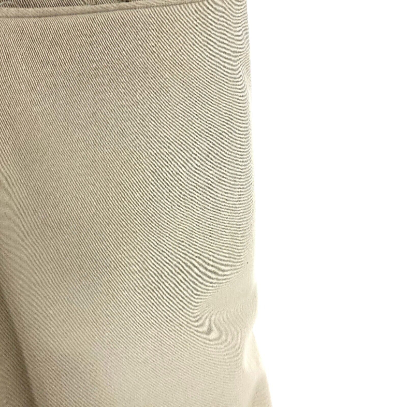 Brooks Brothers DAMAGED Brooks Brothers Stretch Tan Pleated Cuffed Mid Rise Size 36R - 4 Thumbnail