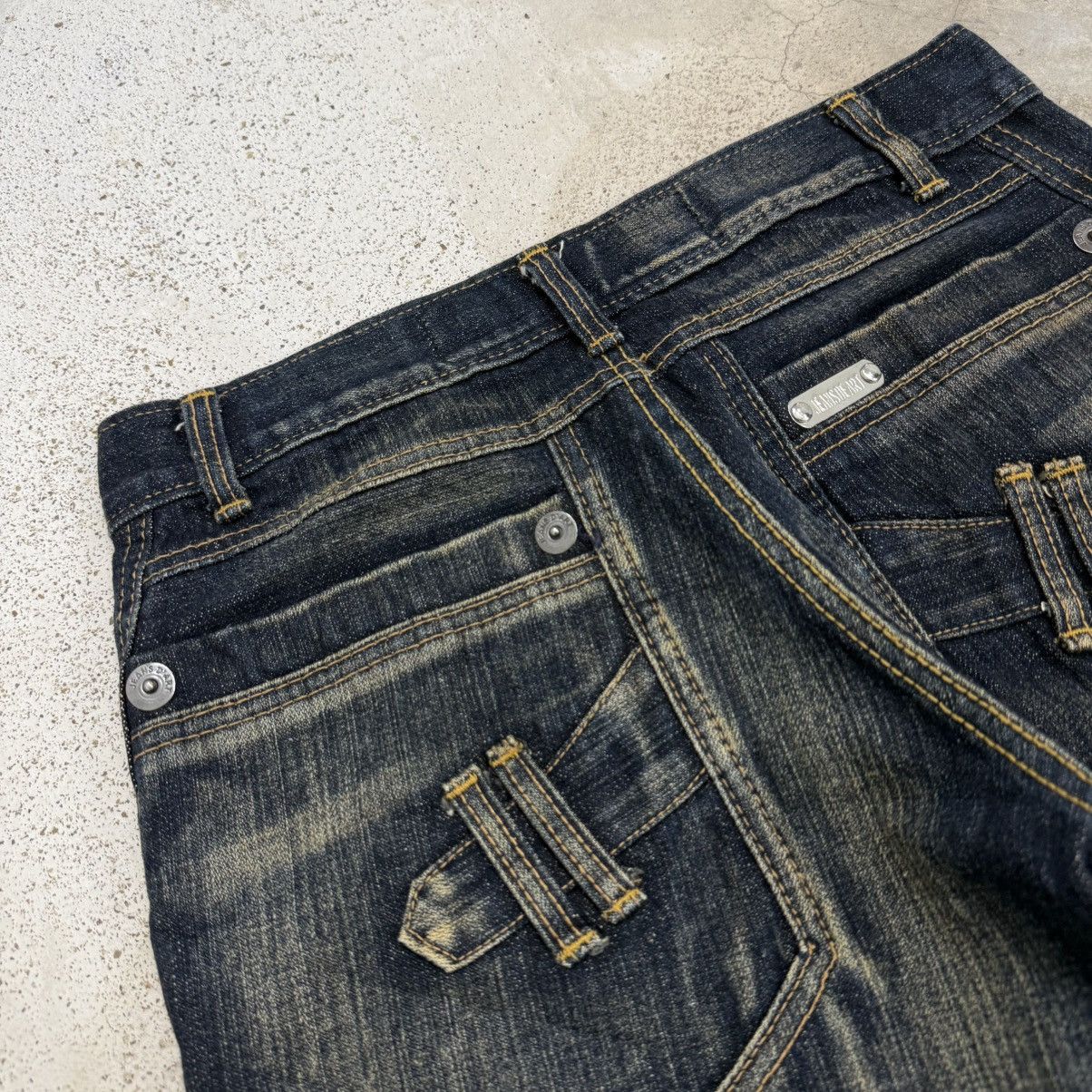 Japanese Brand Jeans De Art Utility Art Mudwash Heavy OZ Denim Pants Size US 30 / EU 46 - 19 Thumbnail