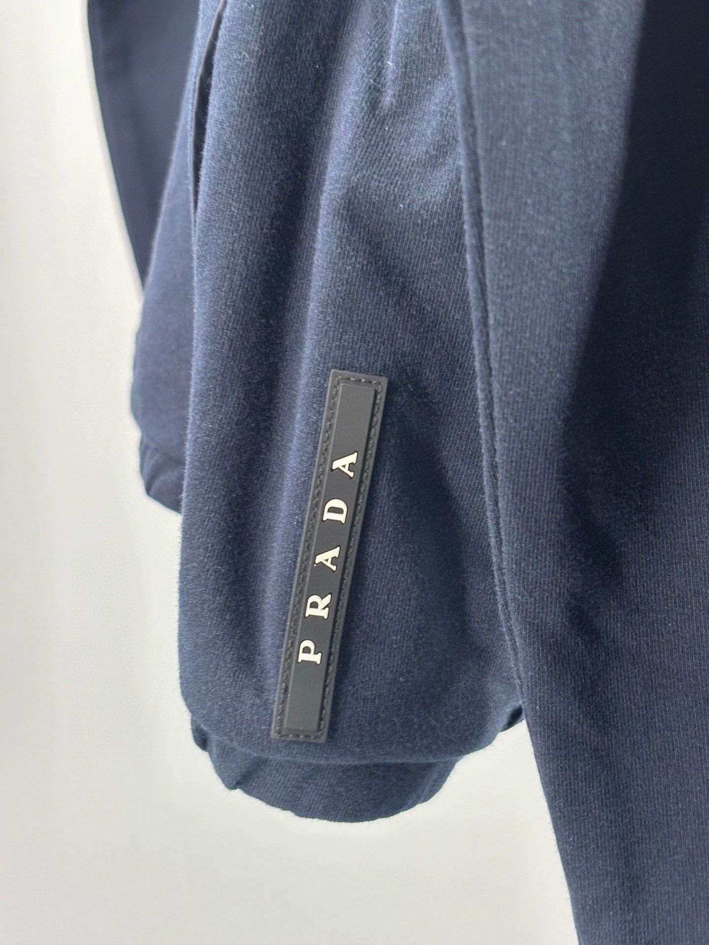 Prada prada men's blue hooded zip-up sweatshirt Size US XS / EU 42 / 0 - 4 Thumbnail
