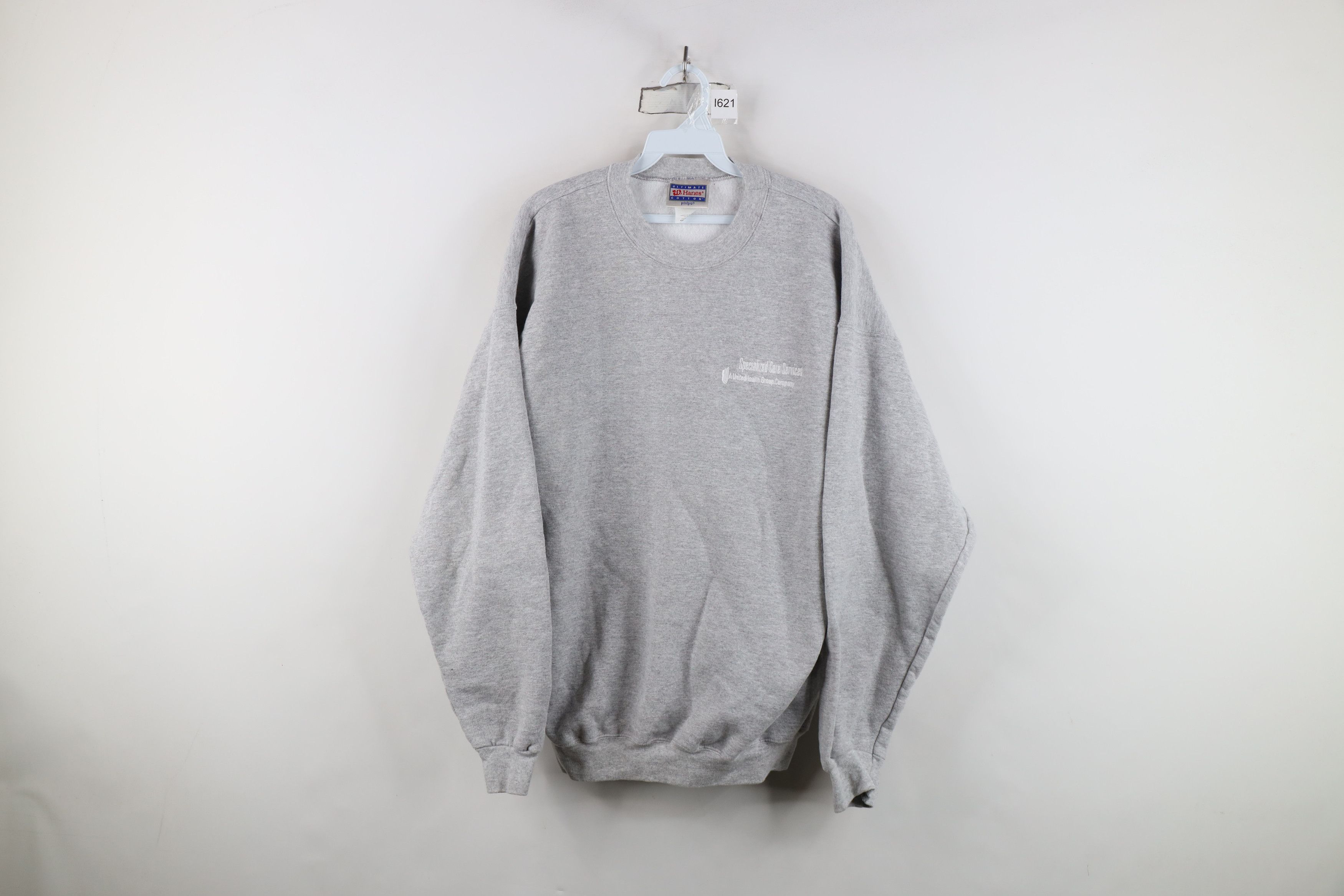Vintage Vintage Care Service UnitedHealth Group Sweatshirt Gray Size US L / EU 52-54 / 3 - 1 Thumbnail