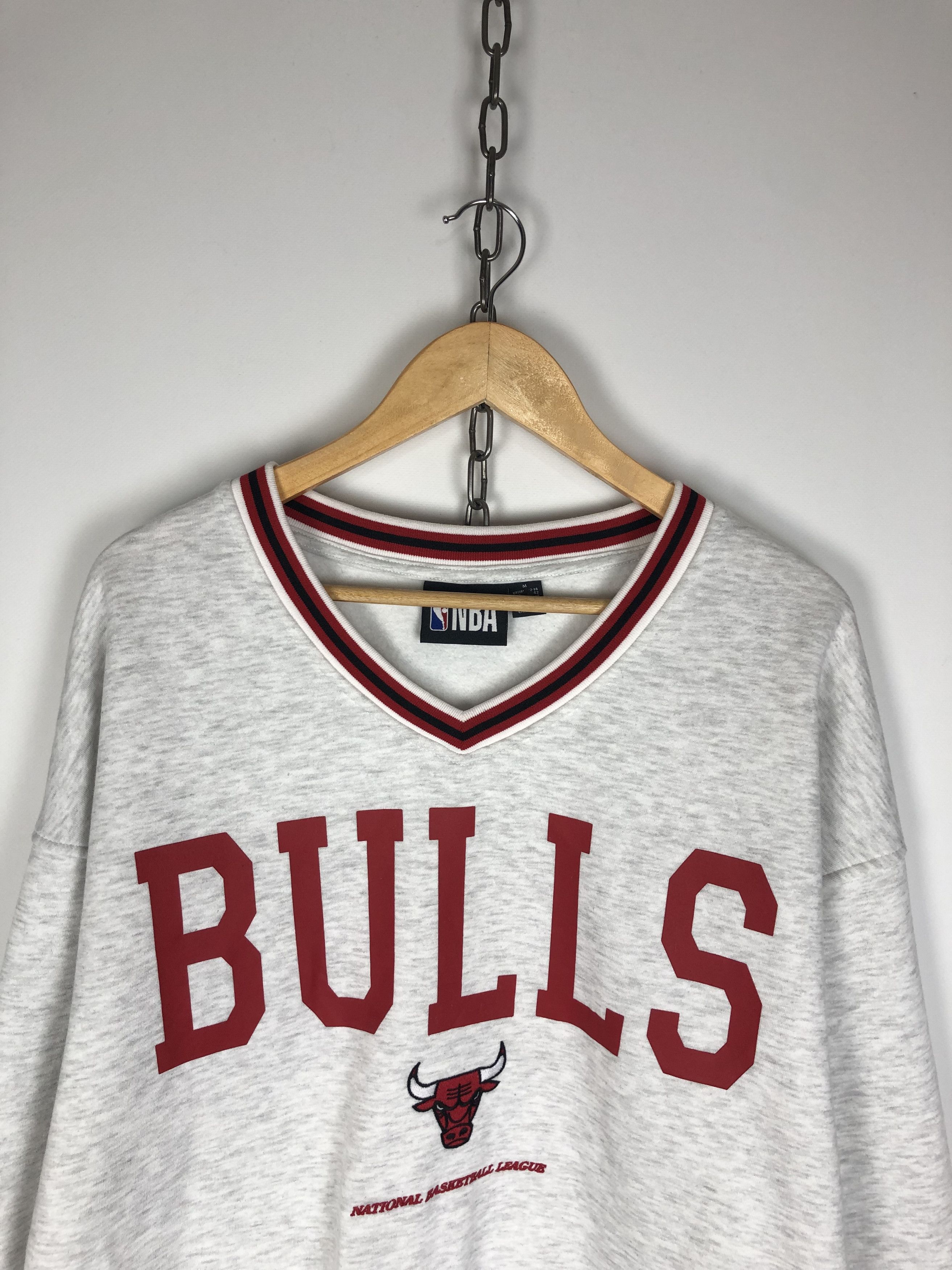 NBA NBA Chicago Bulls Sweatshirt Pullover Gray size M Size US M / EU 48-50 / 2 - 2 Thumbnail