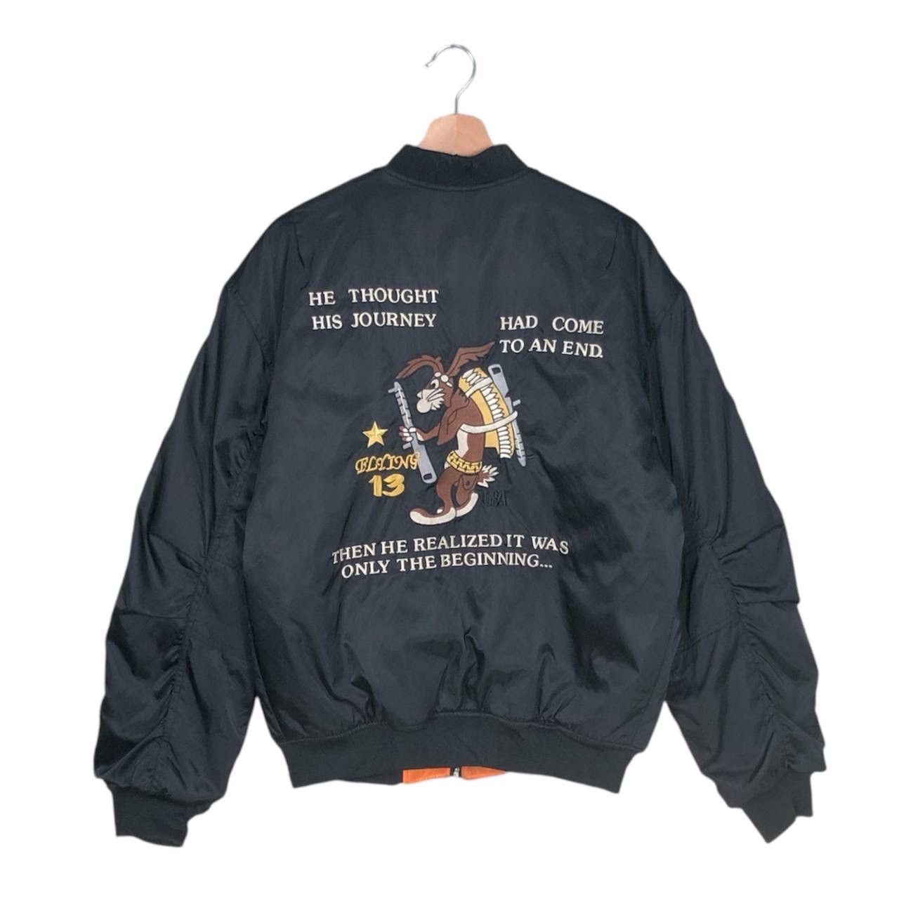Vintage US Air Force Military Bomber Jacket USA Flight Jacket Size US L / EU 52-54 / 3 - 2 Thumbnail