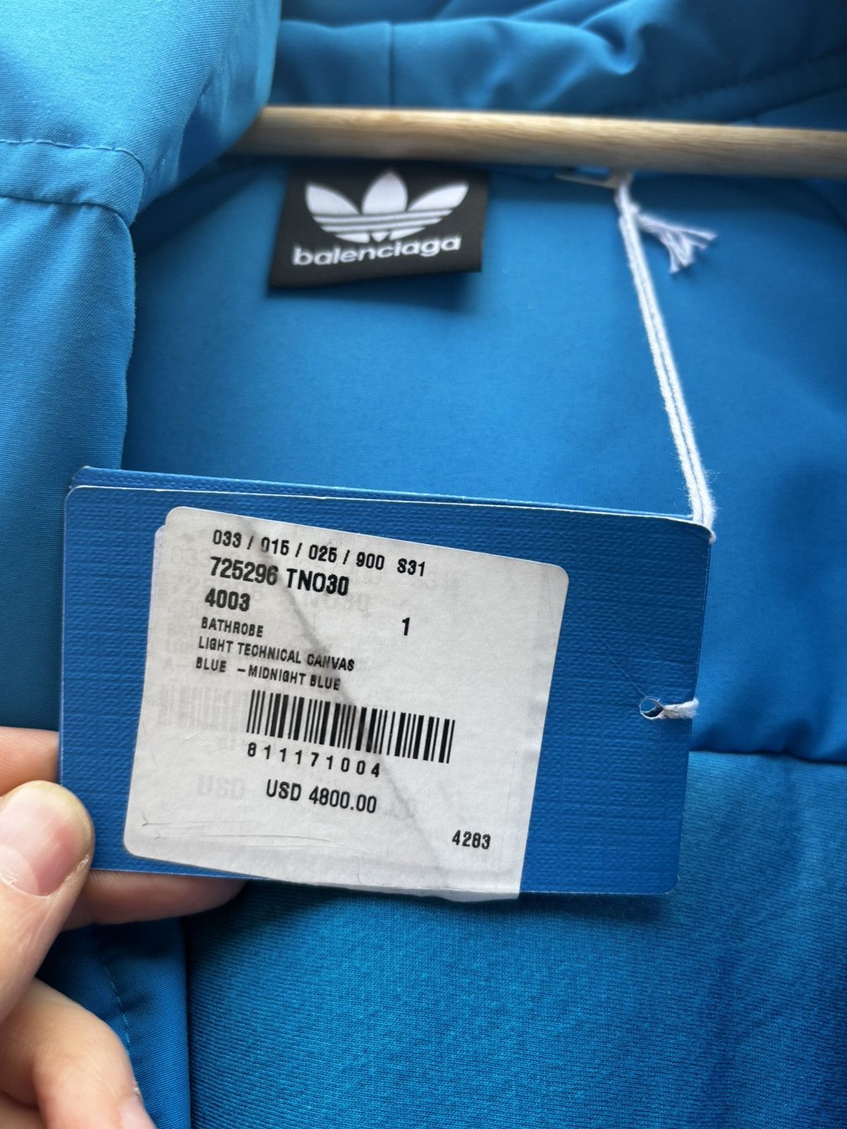 Adidas × Balenciaga FW23 Balenciaga X Adidas Long Puffer Robe! Size US S / EU 44-46 / 1 - 14 Thumbnail