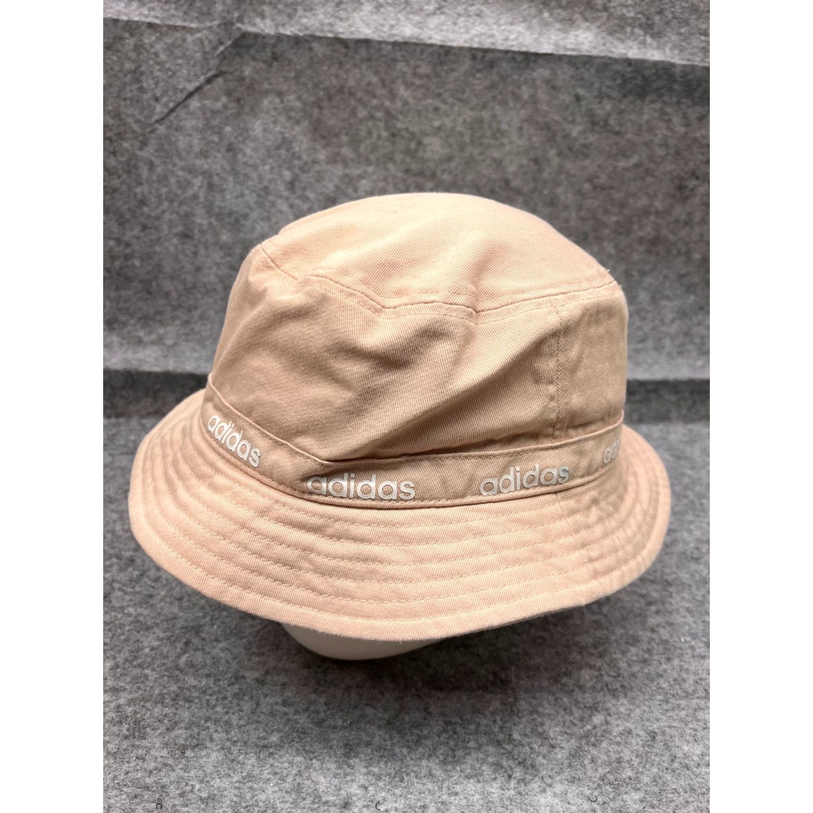 Adidas Adidas Bucket Hat Cap Adult One Size Pink Cotton Blend Poly Lined Beach Camp Size ONE SIZE - 4 Thumbnail