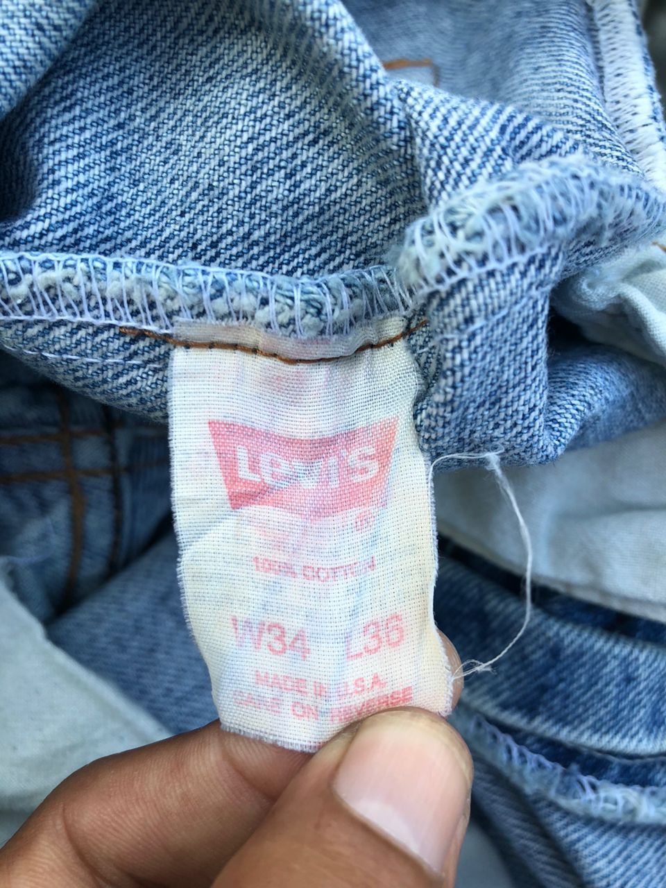 Levi's Vintage Levi's 501 Denim Jeans Size US 31 - 4 Thumbnail