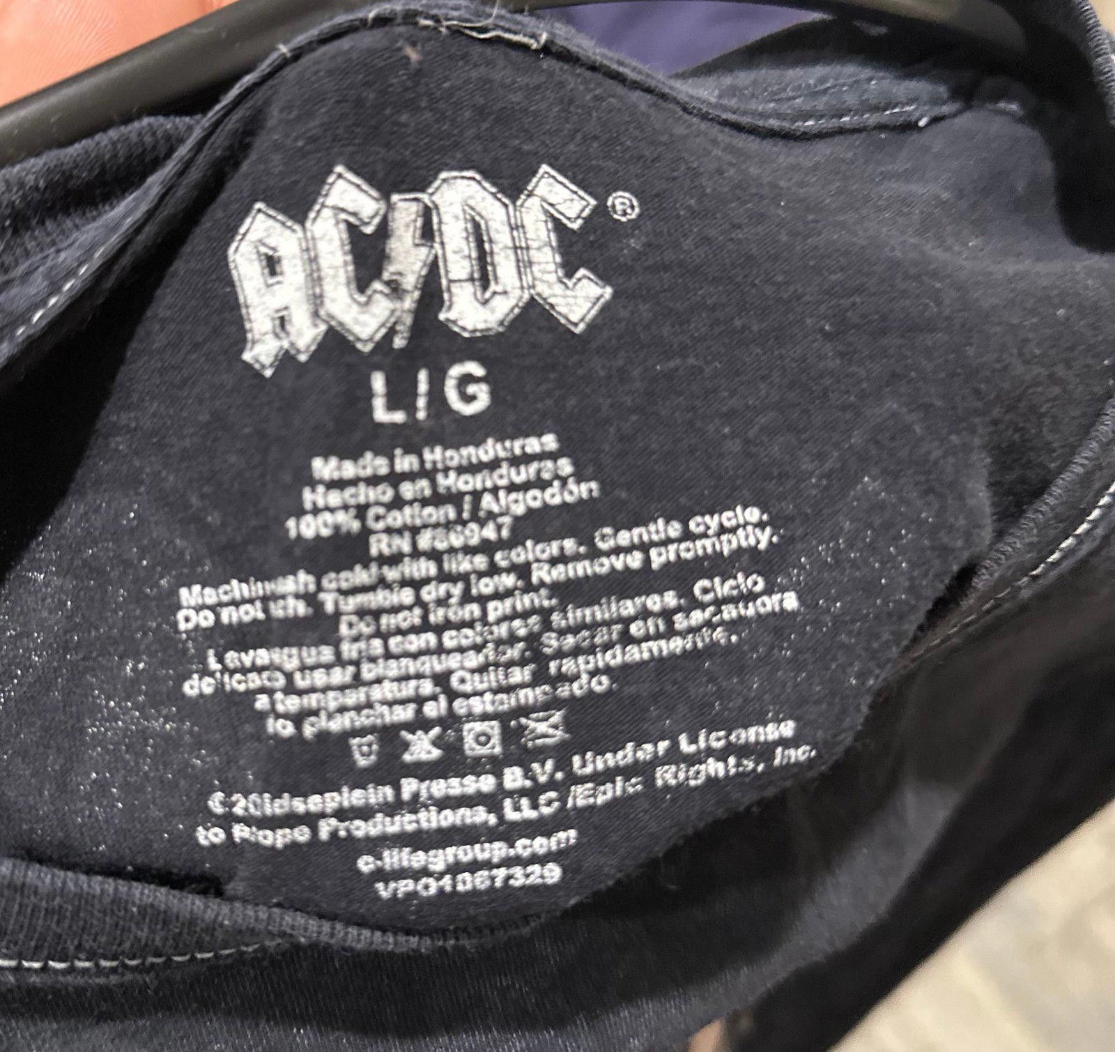 AC/DC AC/DC, Back In Black tour 1980 Size L / US 10 / IT 46 - 3 Thumbnail