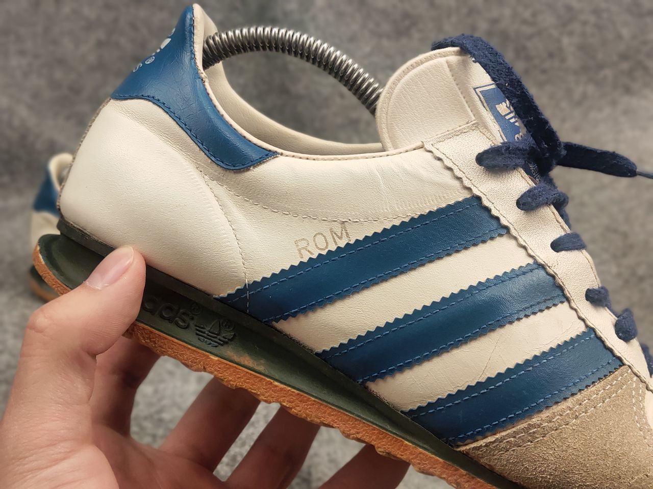 Adidas Rare Vintage 70's Adidas ROM Leather Sneakers Yugoslavia Size US 6 / EU 39 - 19 Thumbnail