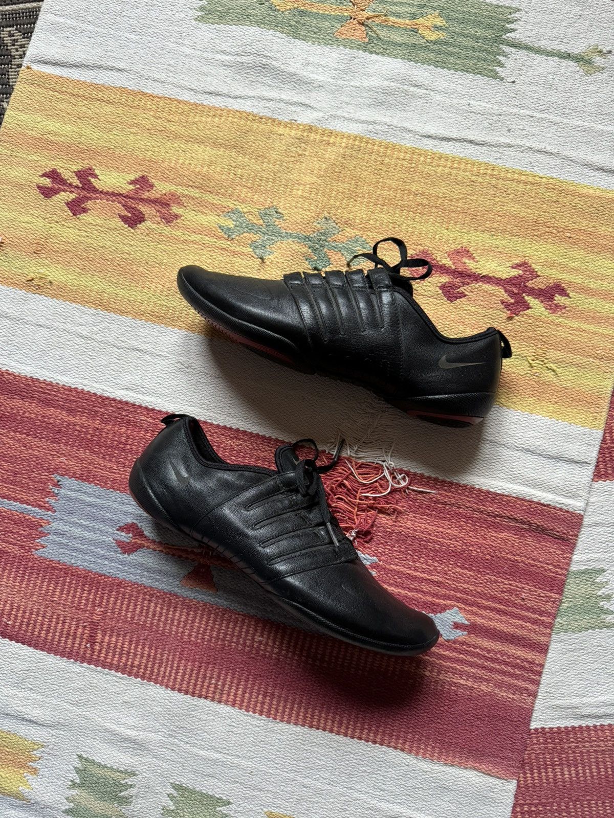 Vintage Vintage 2006 Nike y2k Japanese Low Leather Sneakers Size US 7.5 / IT 37.5 - 2 Thumbnail