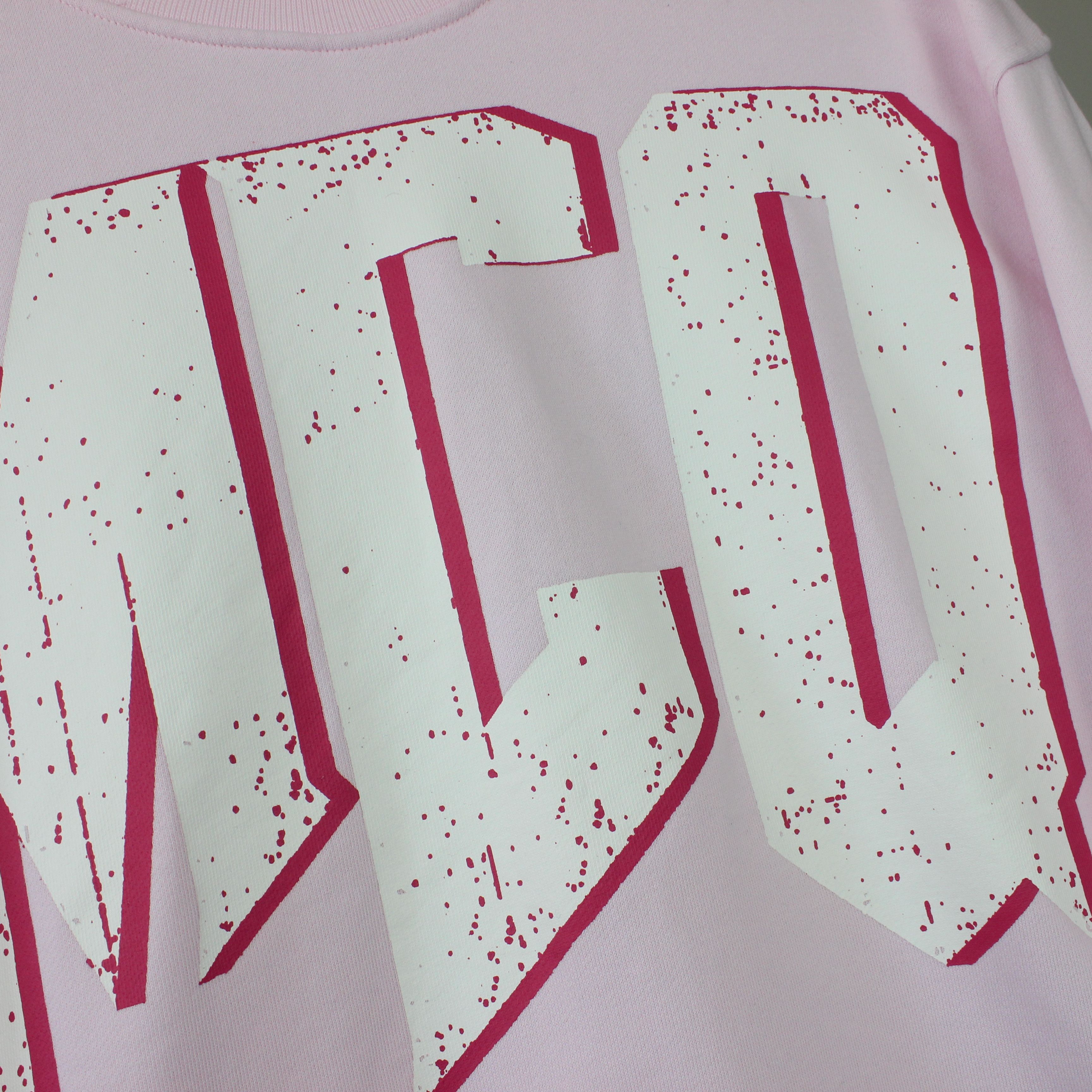 MCQ ALEXANDER MCQUEEN Women Pink Printed Sweatshirt Jumper L Size L / US 10 / IT 46 - 8 Thumbnail