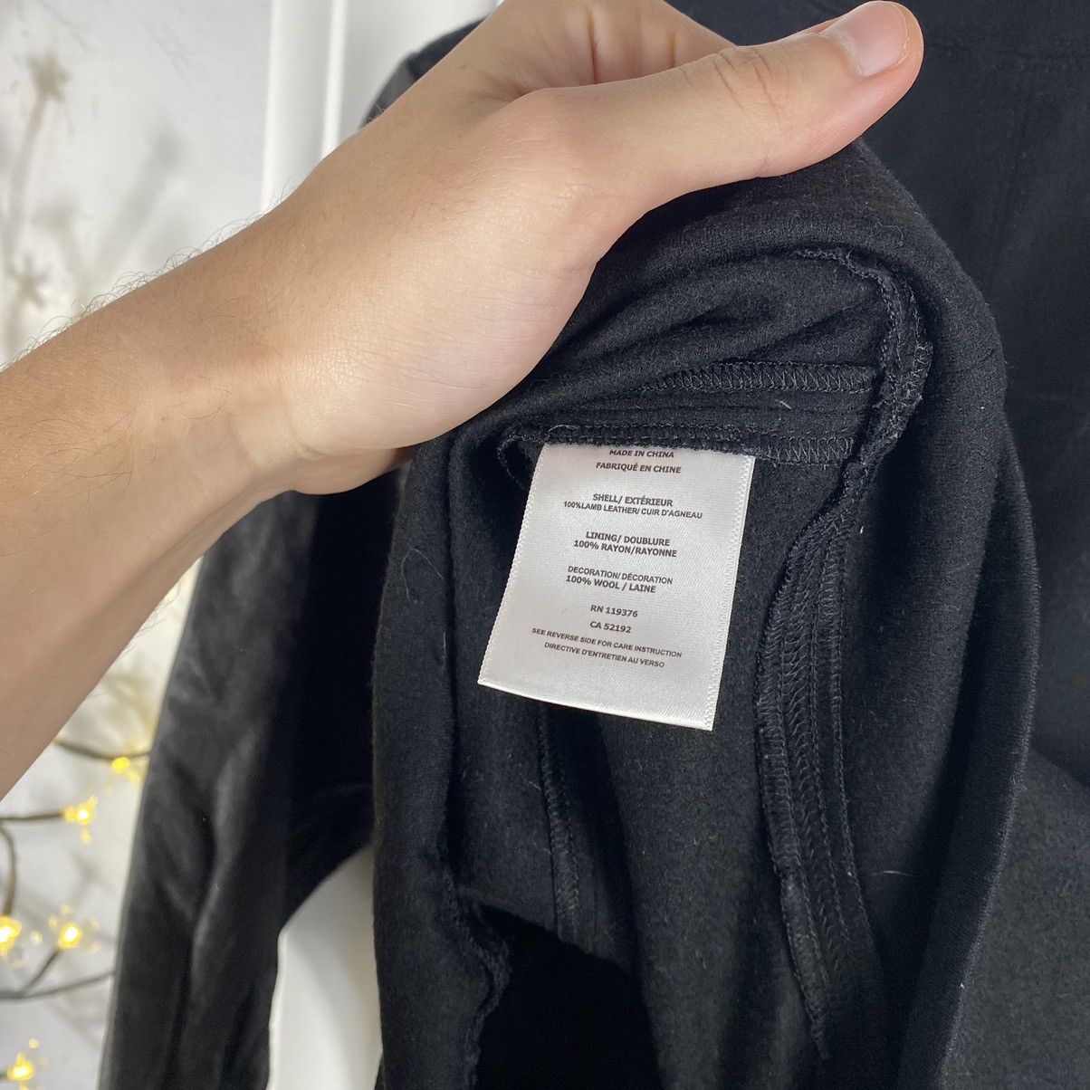 Helmut Lang HELMUT LANG LEATHER AND WOOL SWEATSHIRT Size US S / EU 44-46 / 1 - 6 Thumbnail