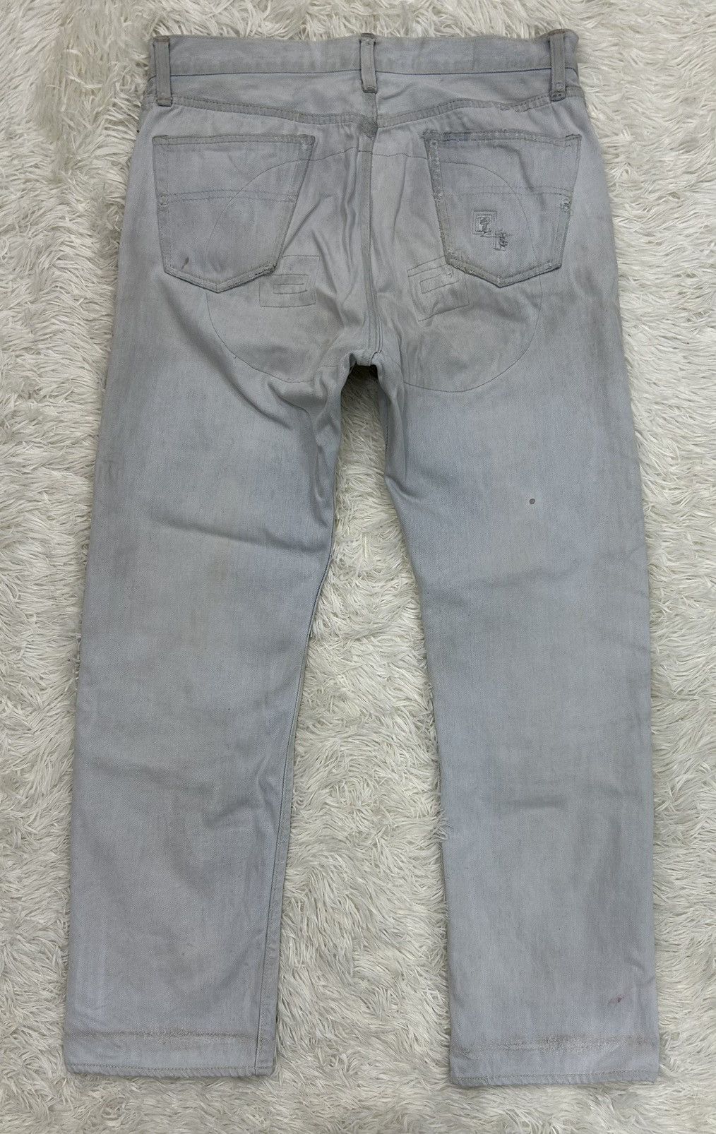 Japanese Brand Vintage 70's Canton X-West Distressed Denim Size US 33 - 6 Thumbnail