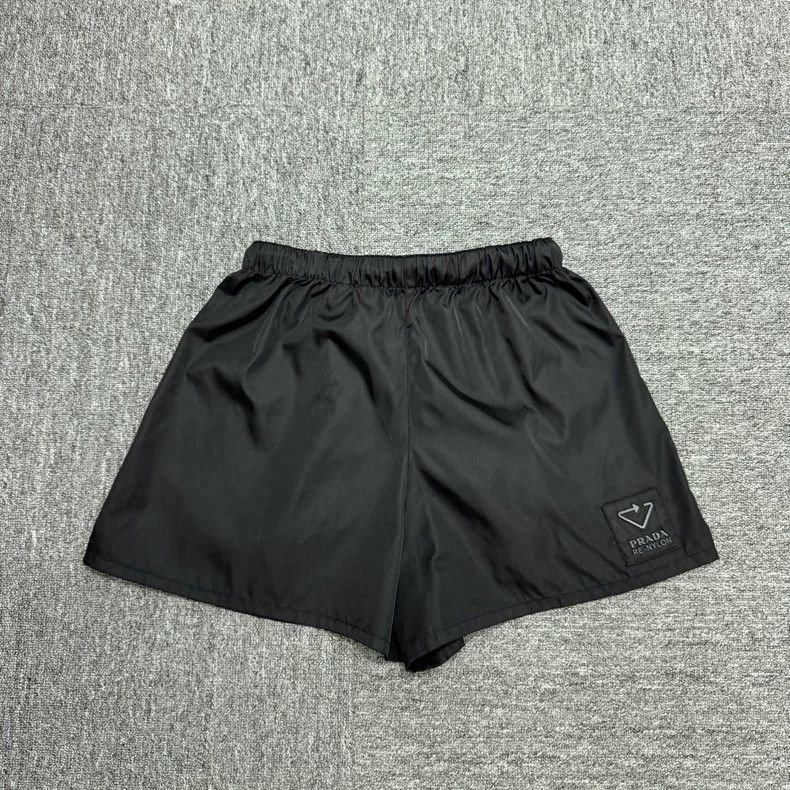 Prada Prada Metal nylon triangle drawstring functional shorts 250 Size US 26 / EU 42 - 4 Thumbnail