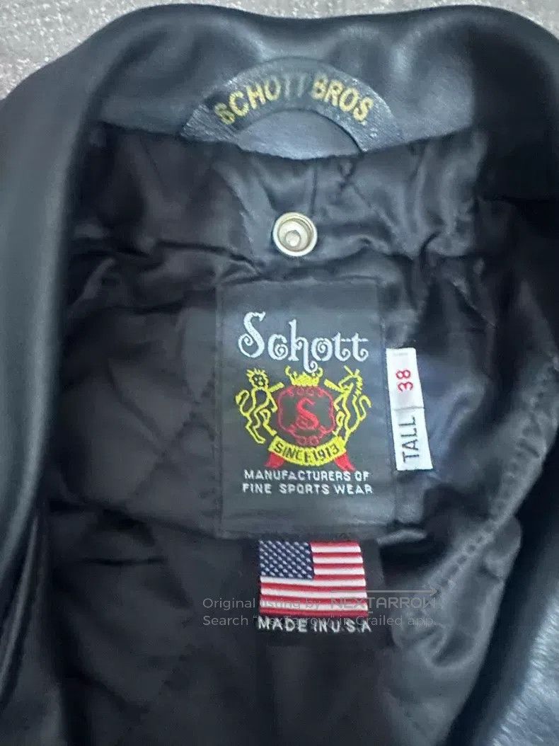 Schott Schott Leather coat Size US M / EU 48-50 / 2 - 3 Thumbnail