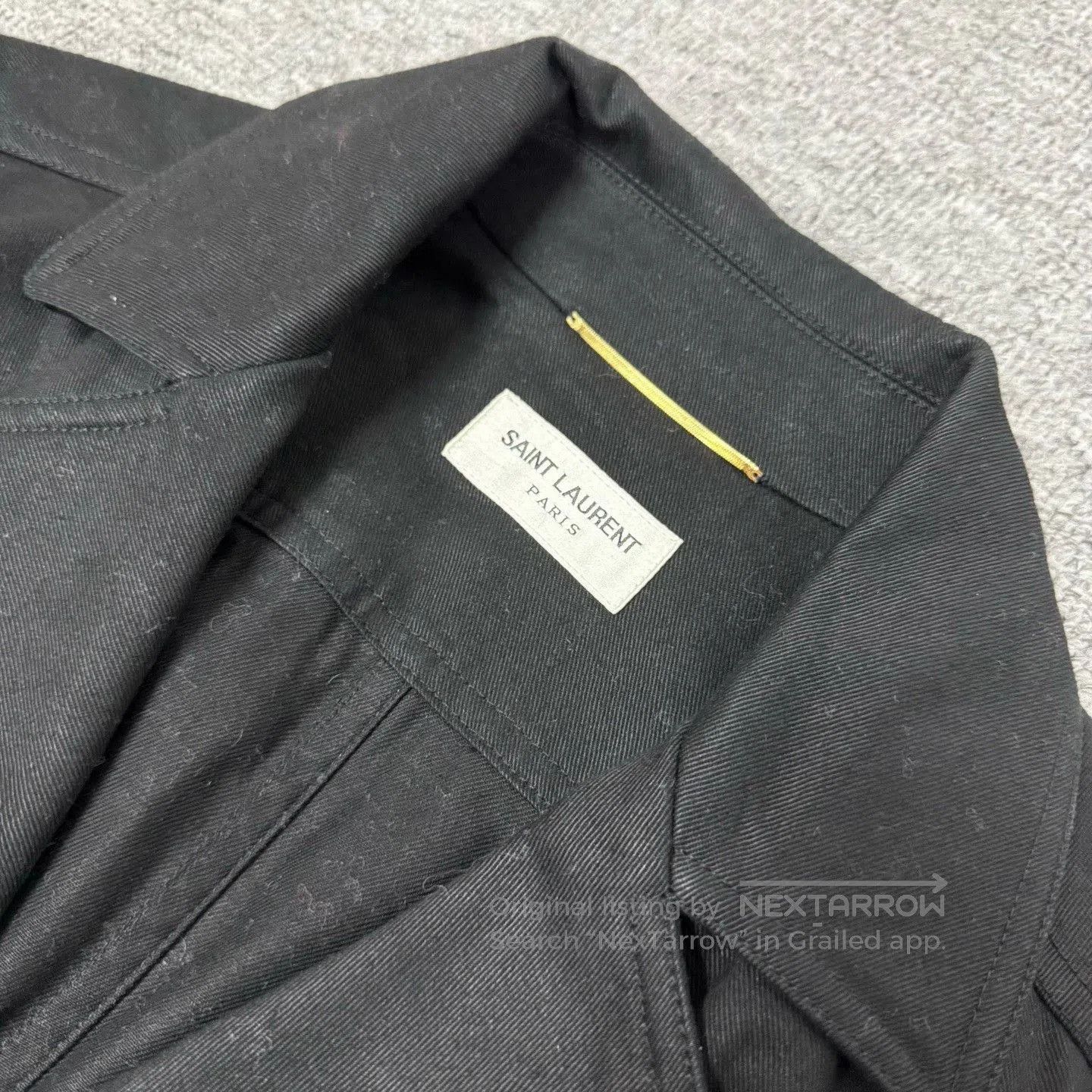 Yves Saint Laurent YSL Black Safari Utility Jacket. Size S / US 4 / IT 40 - 7 Thumbnail