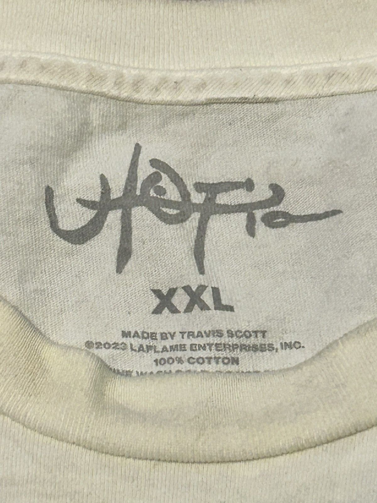 Travis Scott Travis Scott Utopia Saint Micheal Tee Size US XXL / EU 58 / 5 - 3 Thumbnail