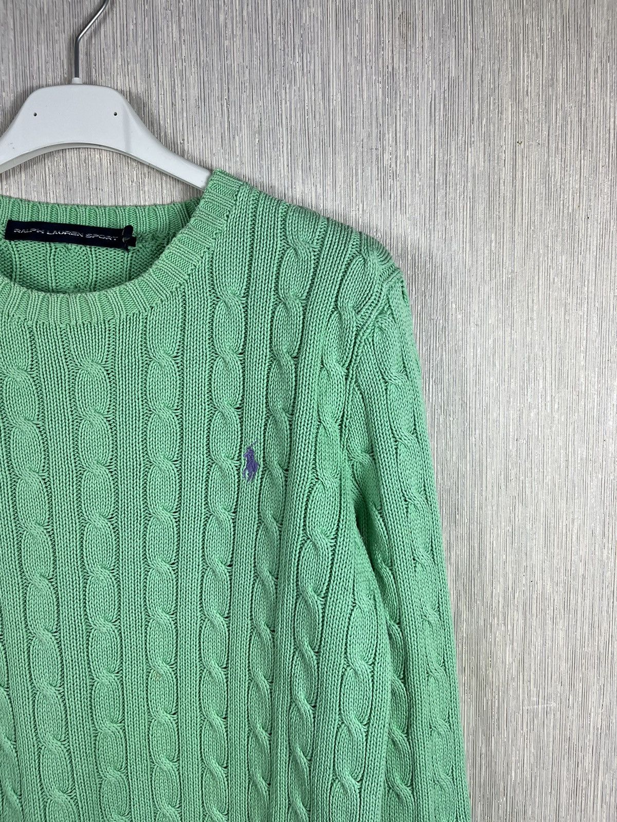 Ralph Lauren × Ralph Lauren Sport × Vintage Vintage Ralph Lauren Sport cable knit braid sweater knitted Size M / US 6-8 / IT 42-44 - 3 Thumbnail