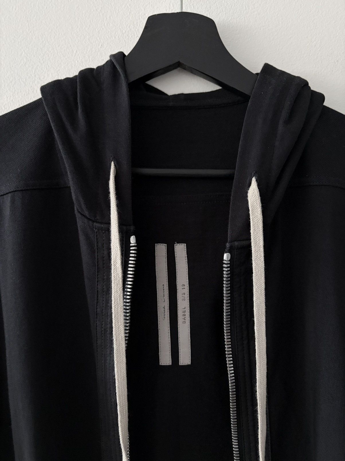 Rick Owens Rick Owens SS2019 "Babel" Elongated Zip-Up Hoodie Size US XS / EU 42 / 0 - 3 Thumbnail