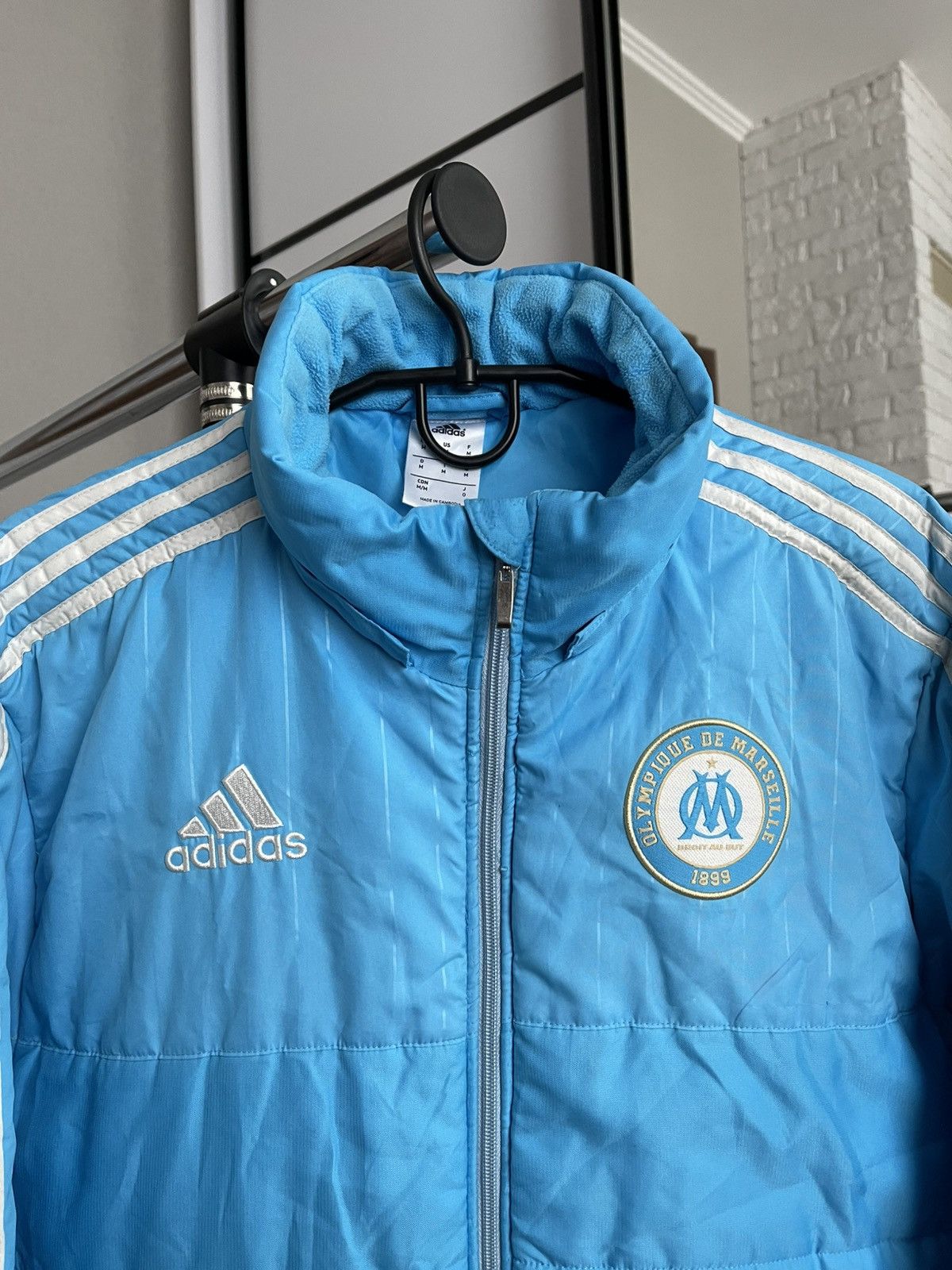 Adidas Adidas Olympique Marseille Vintage Zip Soccer Jacket Size US M / EU 48-50 / 2 - 6 Thumbnail