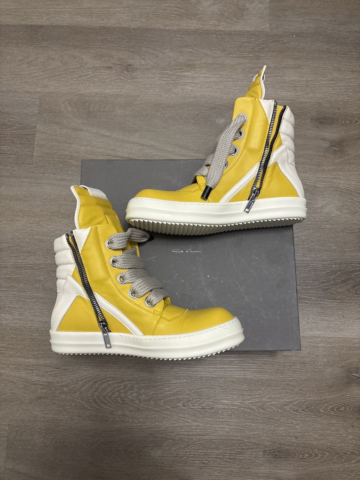 Rick Owens Rick Owens Jumbo laced Geobaskets Size US 10 / EU 43 - 2 Thumbnail