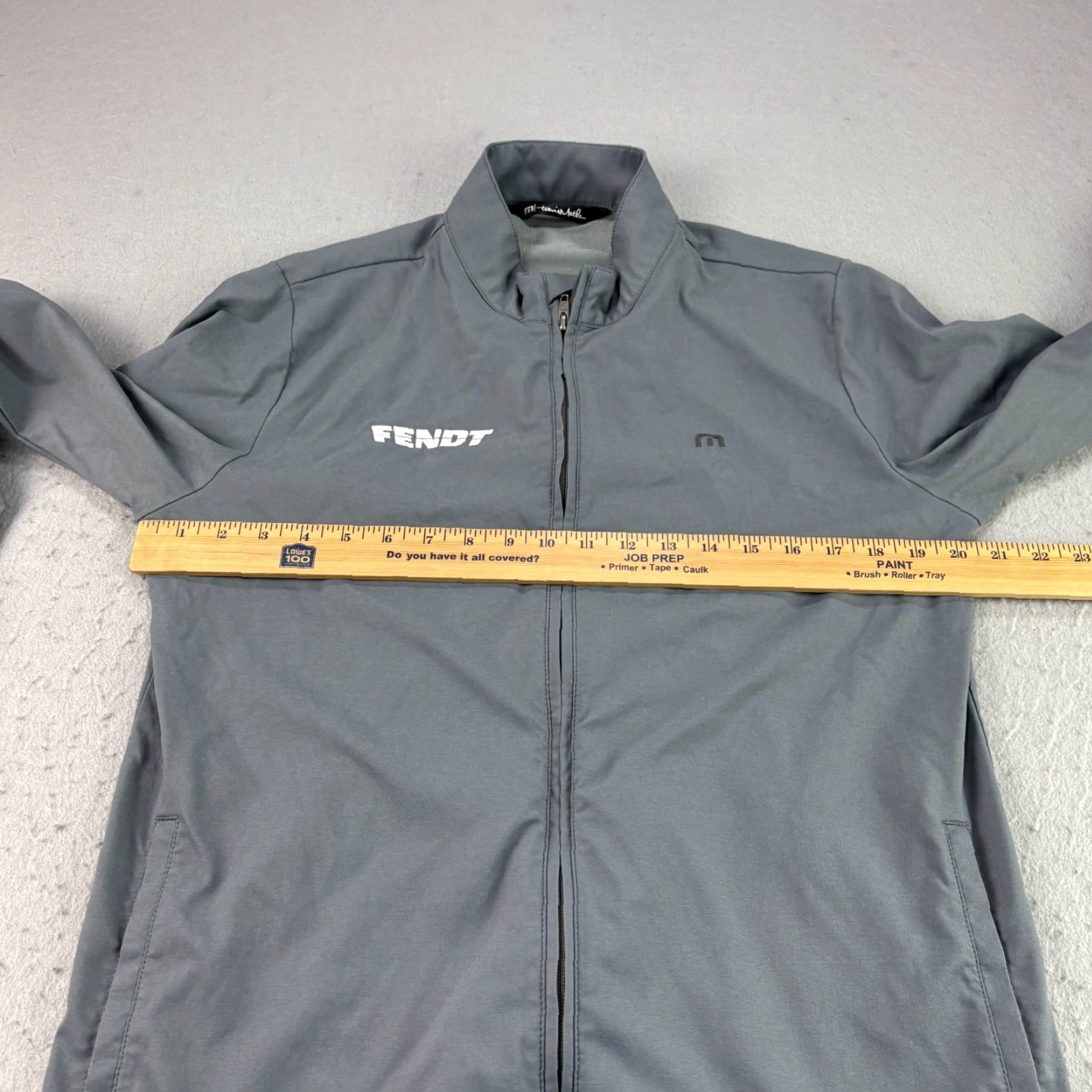 TravisMathew Travis Mathew Jacket Men M Gray Surfside Full Zip Golf Performance Wicking Size US M / EU 48-50 / 2 - 5 Thumbnail