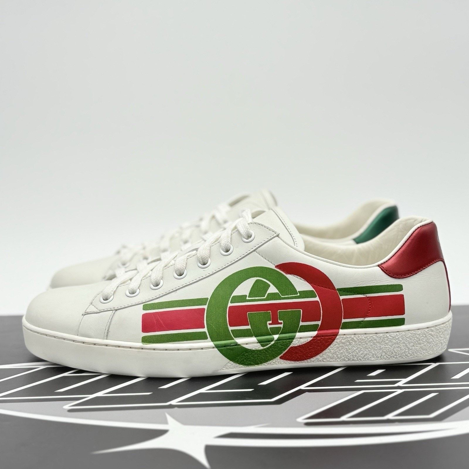 Gucci Gucci Ace ' Interlocking G ' | SUPER CLEAN! Size US 11 / EU 44 - 1 Thumbnail