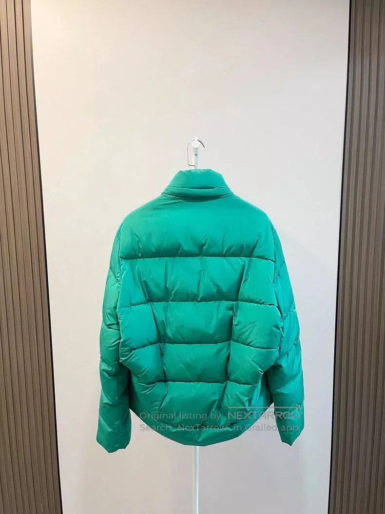 Balenciaga Balenciaga Green Puffer Jacket with Logo. Size US M / EU 48-50 / 2 - 1 Thumbnail