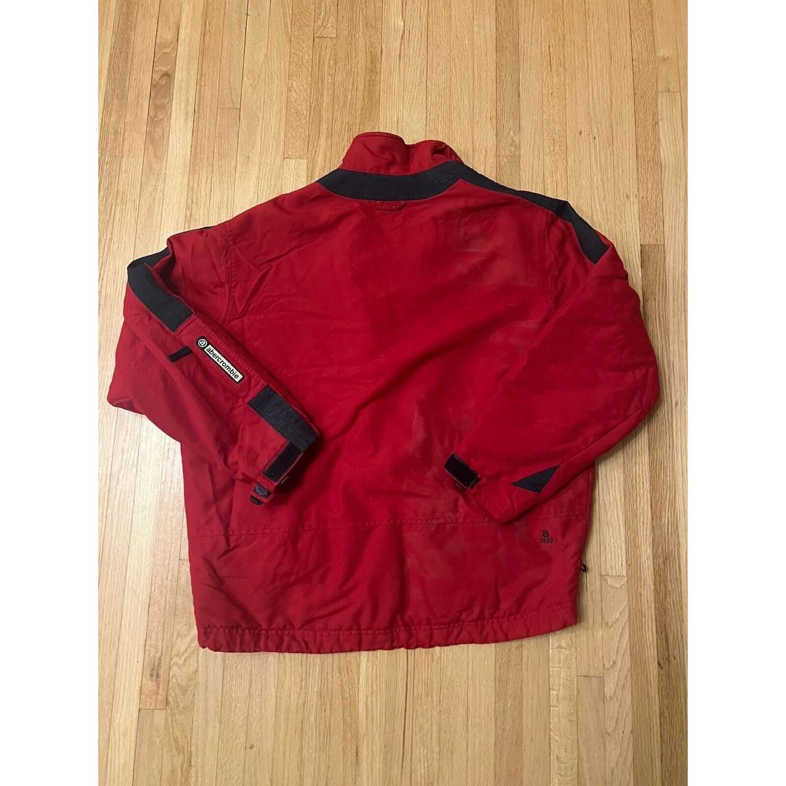 Abercrombie & Fitch Vintage Abercrombie And Fitch Jacket XL Red Men Full Zip Size US XL / EU 56 / 4 - 6 Thumbnail