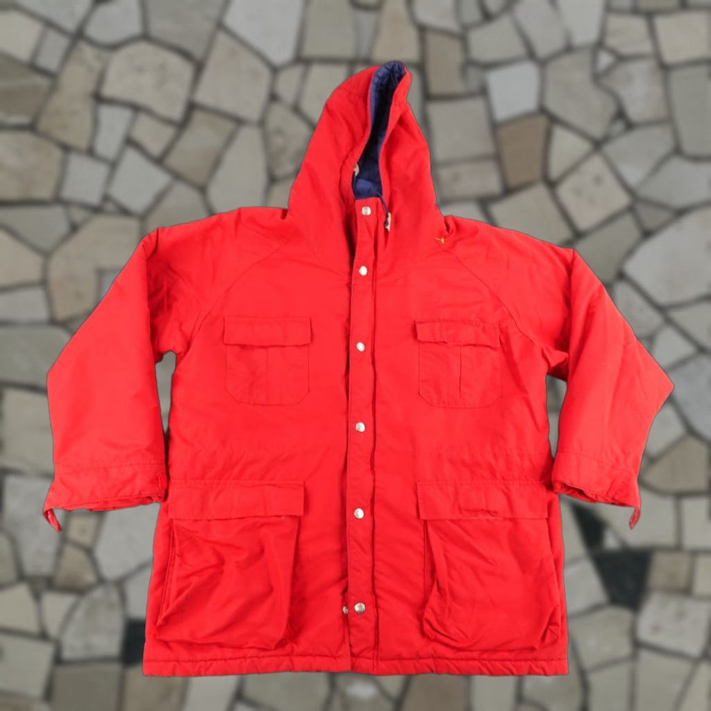 Vintage VINTAGE L.L. Bean Jacket Mens Large Red Baxter State Parka Rain Coat Waterproof Jacket Coat Parka 90s Outdoor Mens Size US L / EU 52-54 / 3 - 1 Thumbnail