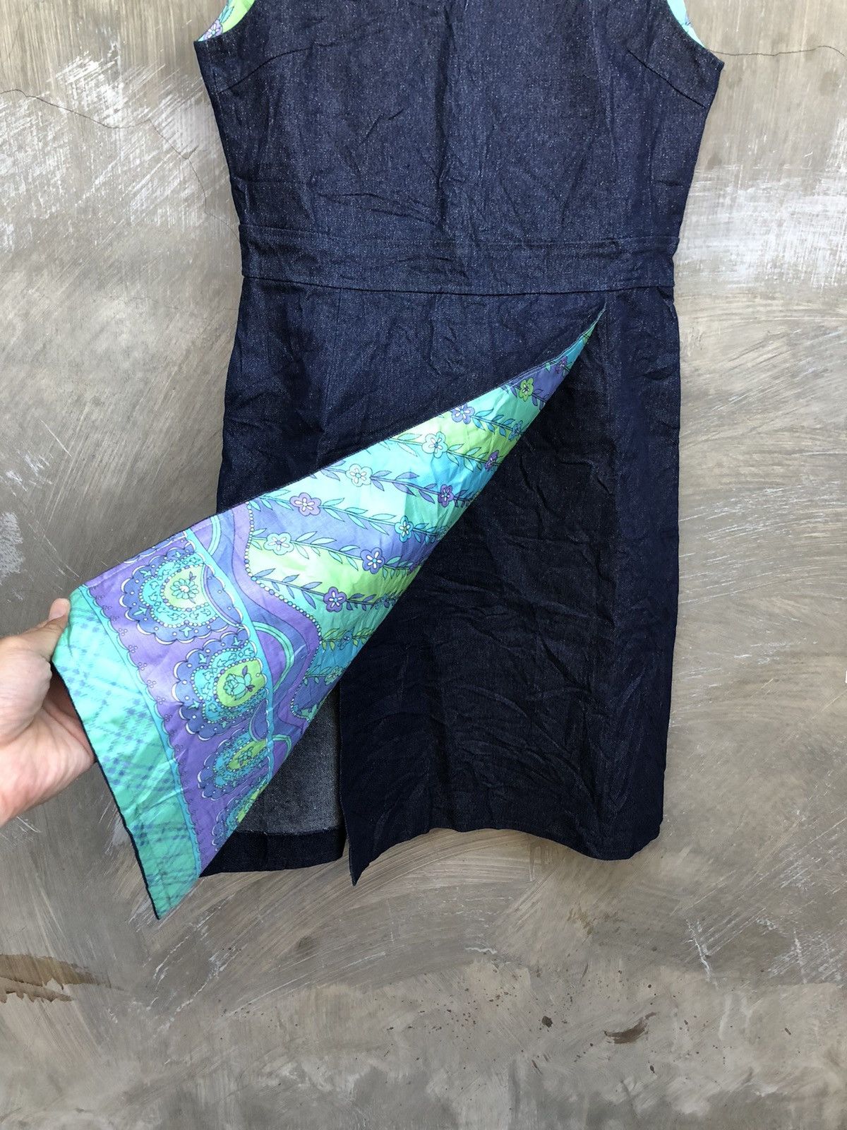 Burberry Burberry Denim Midi Dress Size S / US 4 / IT 40 - 3 Thumbnail