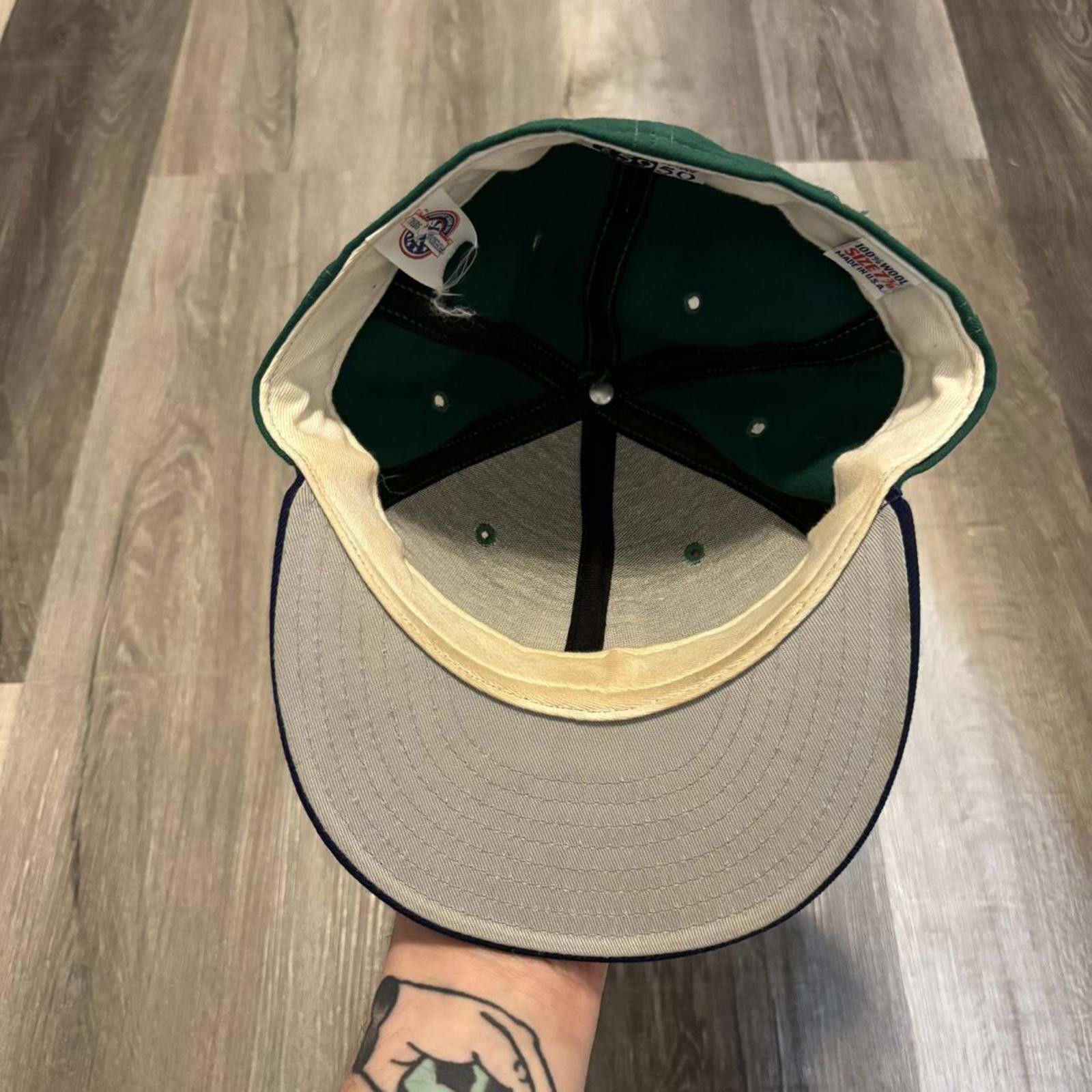 New Era Vintage Denver zephyrs wool new era fitted hat 90s 7 3/8 Size ONE SIZE - 6 Thumbnail