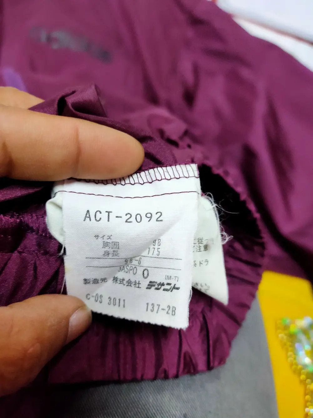 Adidas × Descente × Vintage Vintage Adidas big logo windbreaker jacket Size US L / EU 52-54 / 3 - 6 Thumbnail