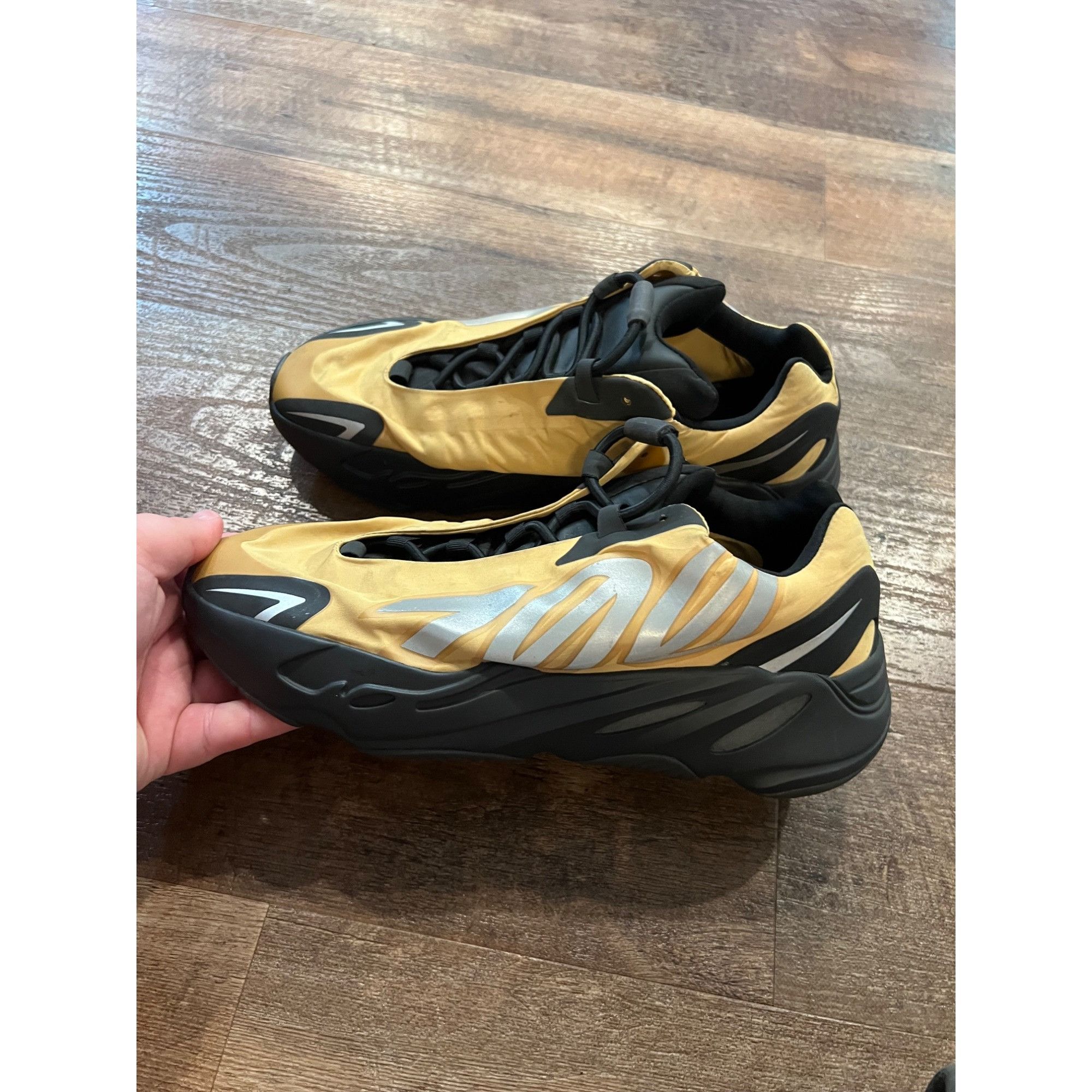 Adidas adidas yeezy Boost 700 MNVN Honey Flux Men's Size 10 [GZ0717 Size US 10 / EU 43 - 4 Thumbnail