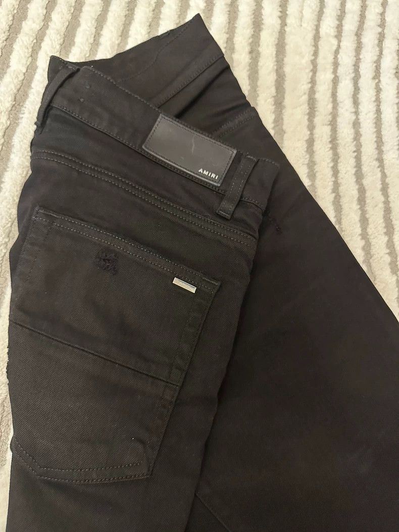 Amiri AmiriBlack old jeans 2503-Nextarrow Size US 30 / EU 46 - 3 Thumbnail