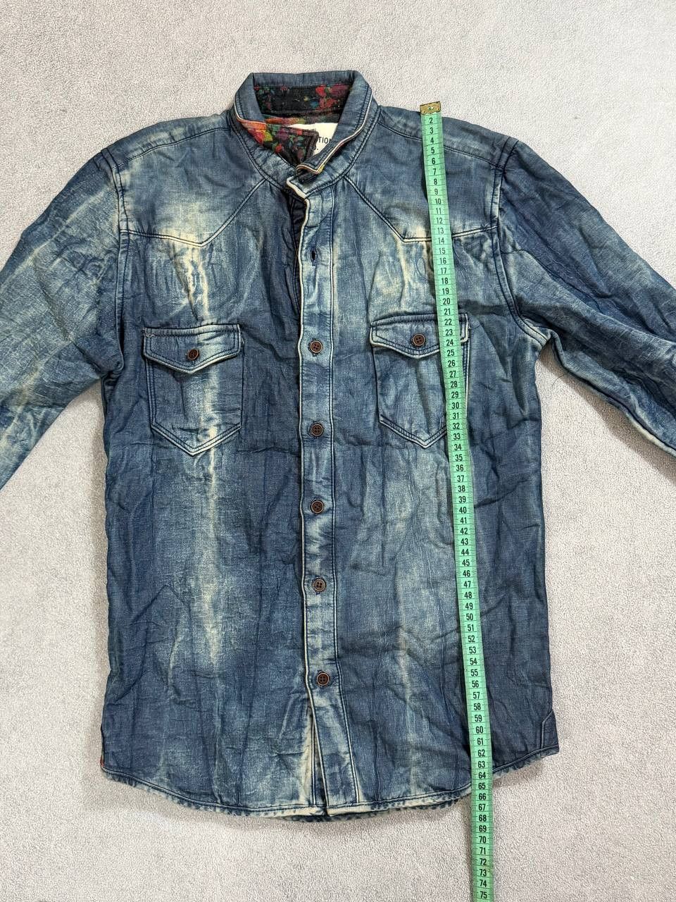 Japanese Brand Denim buttons hype hysteric glamour style denim jacket y2k Size US S / EU 44-46 / 1 - 11 Thumbnail
