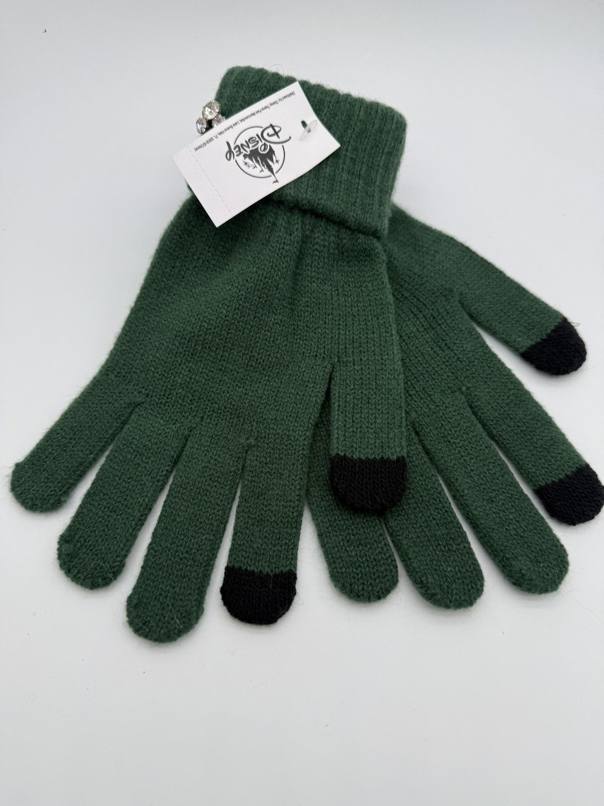 Disney Disney Parks Tech Gloves Mickey Mouse Rhinestone Green Size ONE SIZE - 4 Thumbnail