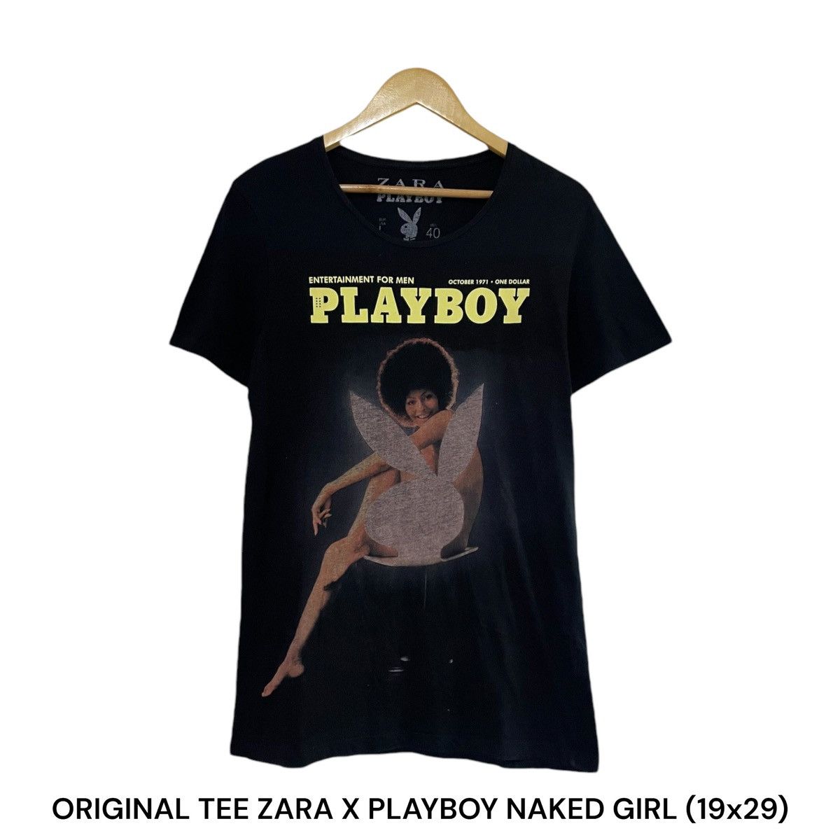 Hysteric Glamour Black Tshirt Playboy Naked Women Sexy Tee Size US M / EU 48-50 / 2 - 1 Thumbnail