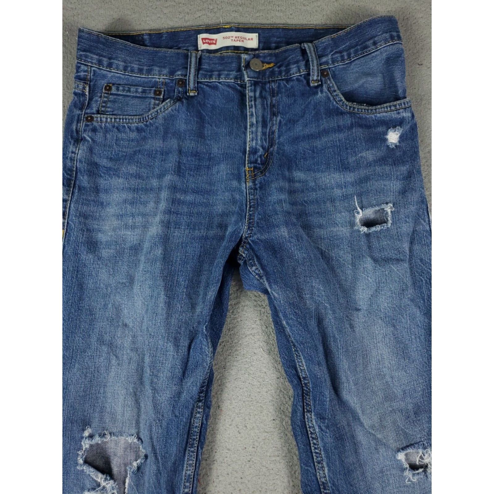 Levi's Mens Levis Jeans 30x30 Blue Taper Fit Extra Large XL Denim Pants Size US 30 / EU 46 - 2 Thumbnail