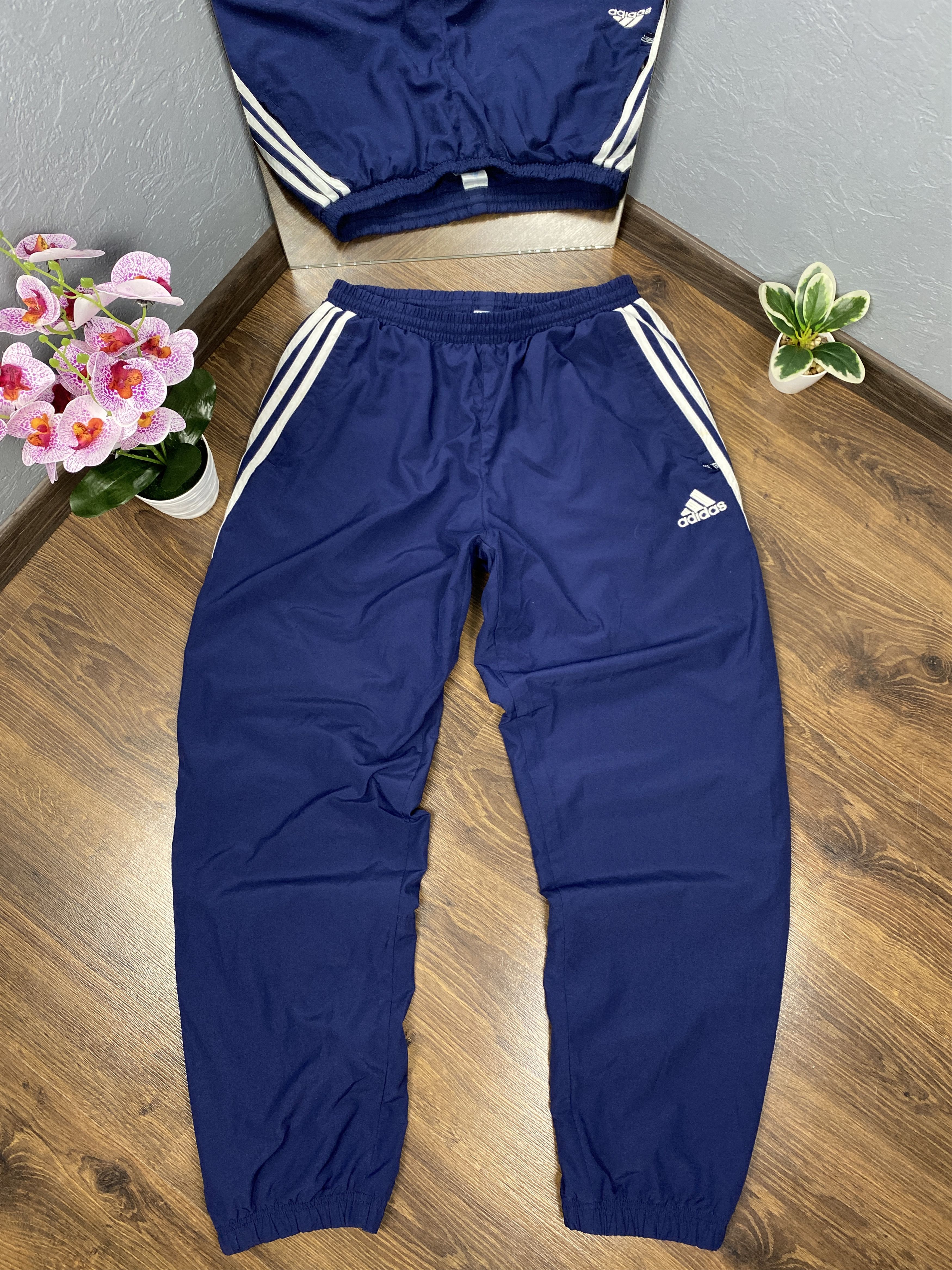Adidas × Vintage Adidas vintage baggy parachute nylon track pants y2k Size US 34 / EU 50 - 1 Thumbnail
