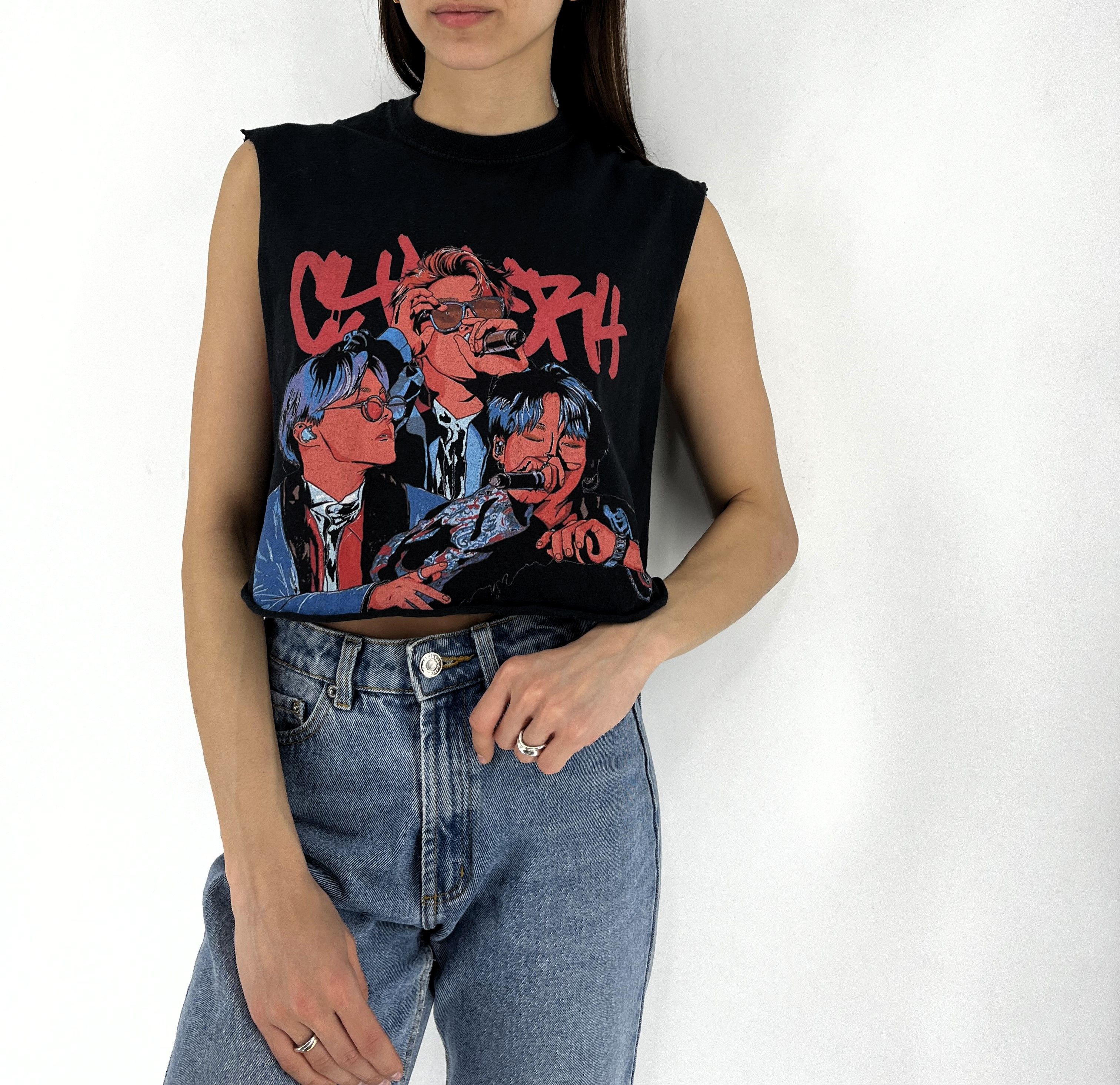 Band Tees BTS graphic women's fitted kpop k-pop T-shirt Rare Size M / US 6-8 / IT 42-44 - 4 Thumbnail