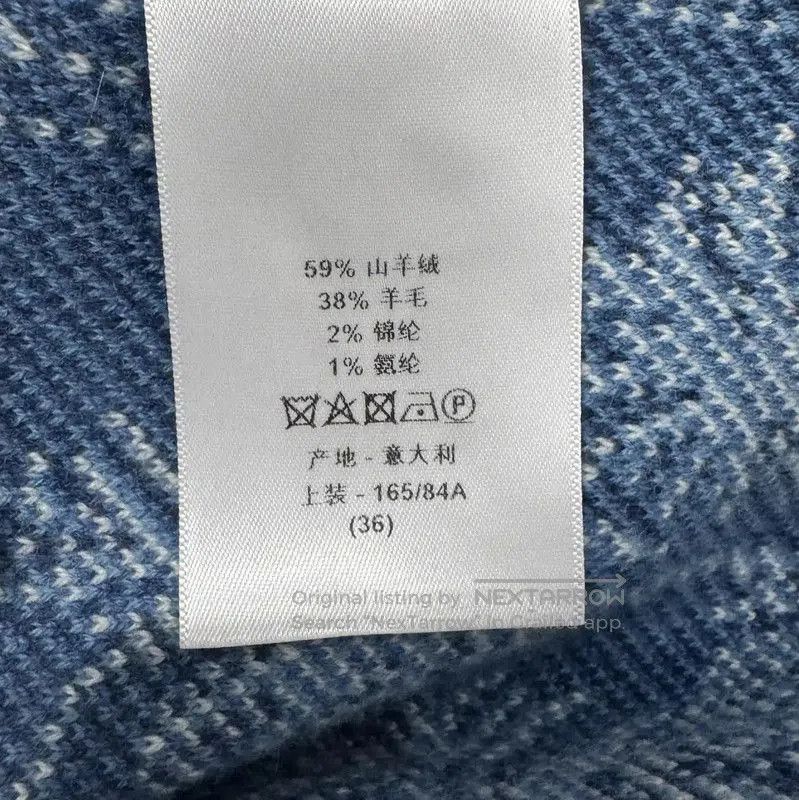 Other Dior Blue Cashmere Printed Long Sleeve Sweater . Size M / US 6-8 / IT 42-44 - 7 Thumbnail