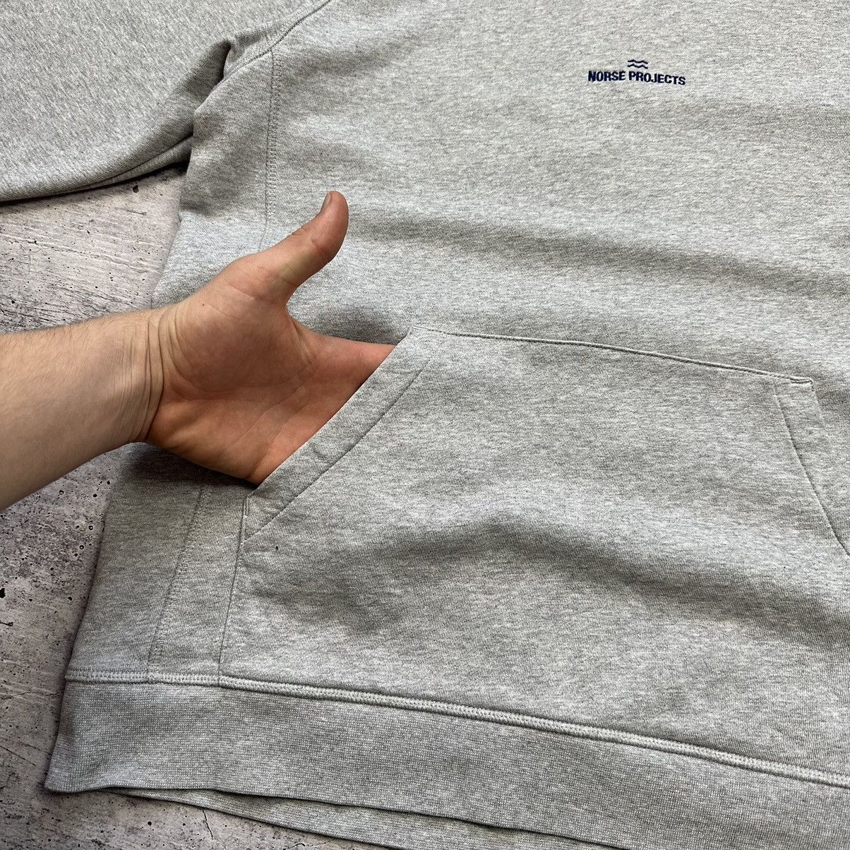 Japanese Brand × Norse Projects Norse Projects Hoodie Center Logo Gray Men’s Size L Size US L / EU 52-54 / 3 - 7 Thumbnail