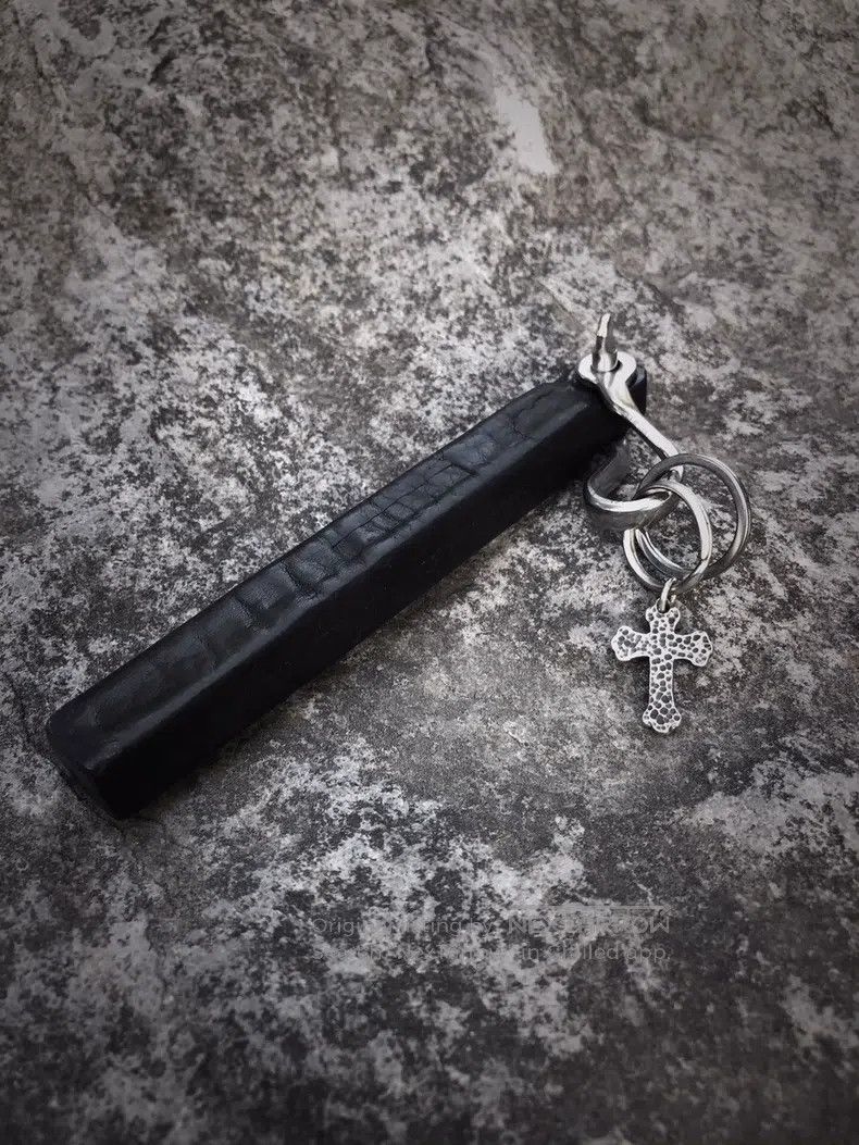 Julius Julius Vegetable Tanned Leather Keychain Size ONE SIZE - 2 Thumbnail