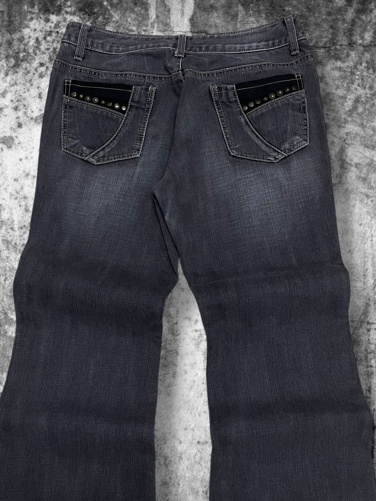 Tornado Mart Vintage Japan 90’s Ekdutin Flared Historical Studded Jeans Size US 28 / EU 44 - 13 Thumbnail
