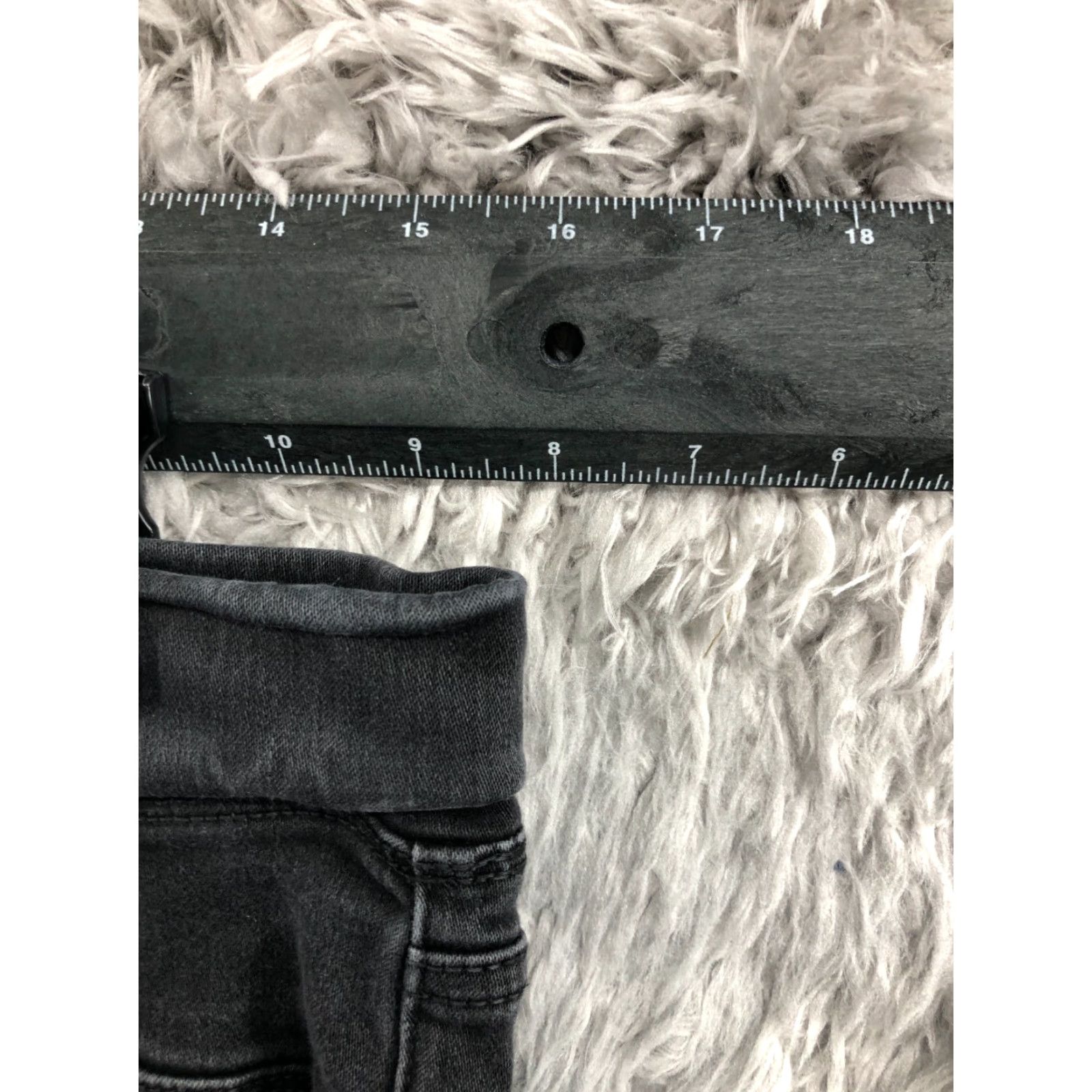 Vintage Universal Thread High Rise Pull On Jegging Jeans Womens Black Size 12 FLAW Size 34" / US 12 / IT 48 - 2 Thumbnail