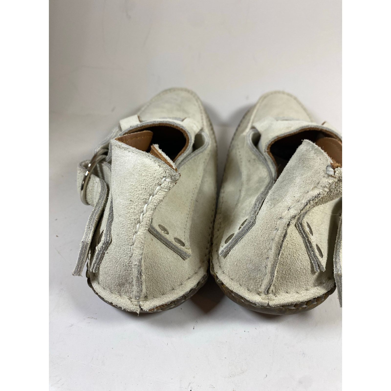 Quoddy Quoddy Suede Leather Boots White 9W Size US 9 / IT 39 - 5 Thumbnail