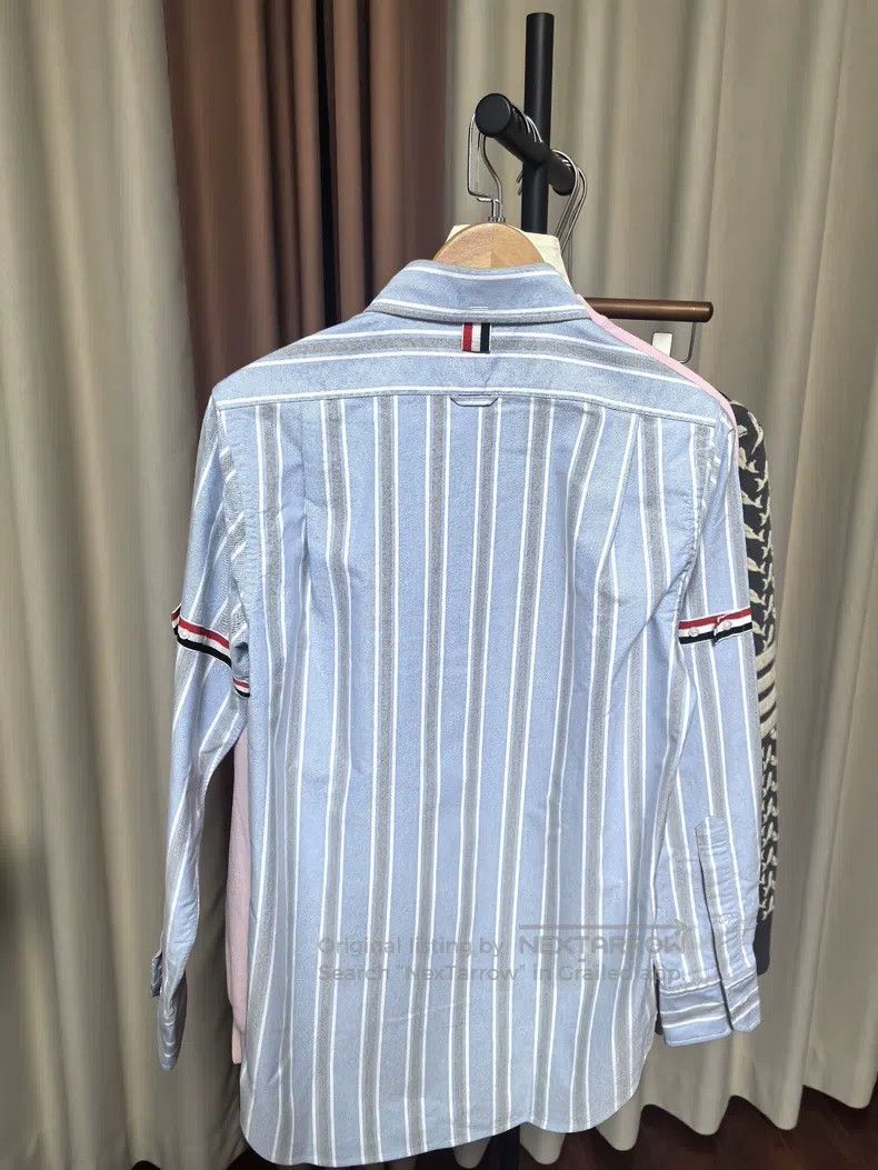 Thom Browne Thom Browne Sleeve Badge Oxford Shirt Size US S / EU 44-46 / 1 - 2 Thumbnail