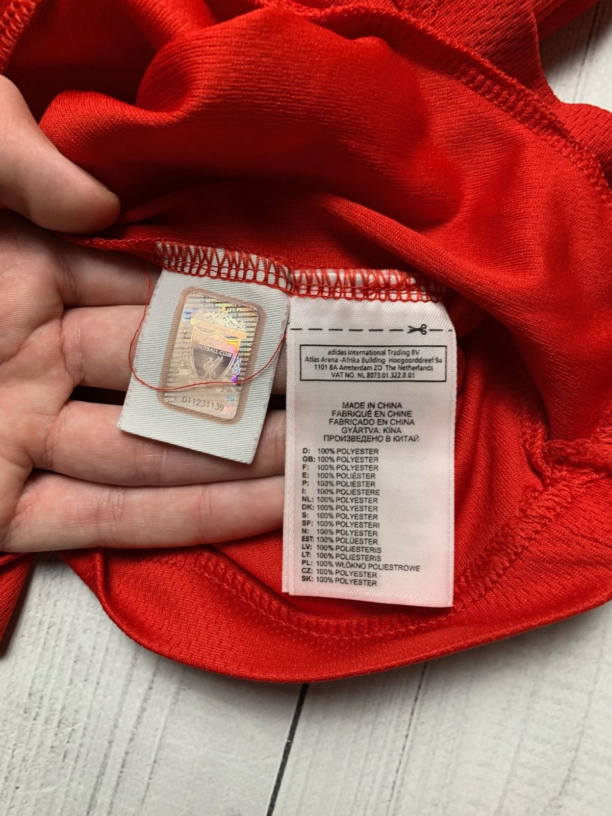 Adidas × Vintage Vintage red Liverpool soccer jersey polo size M adidas Size US M / EU 48-50 / 2 - 5 Thumbnail