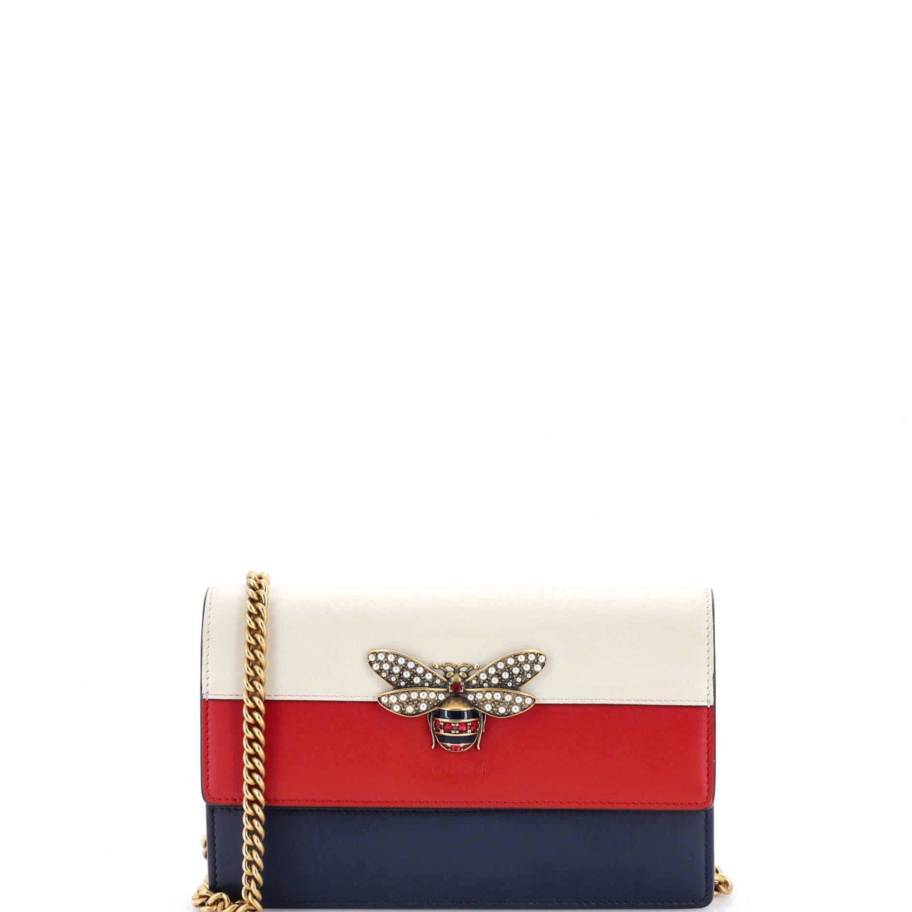 Gucci Queen Margaret Chain Wallet Size ONE SIZE - 1 Thumbnail